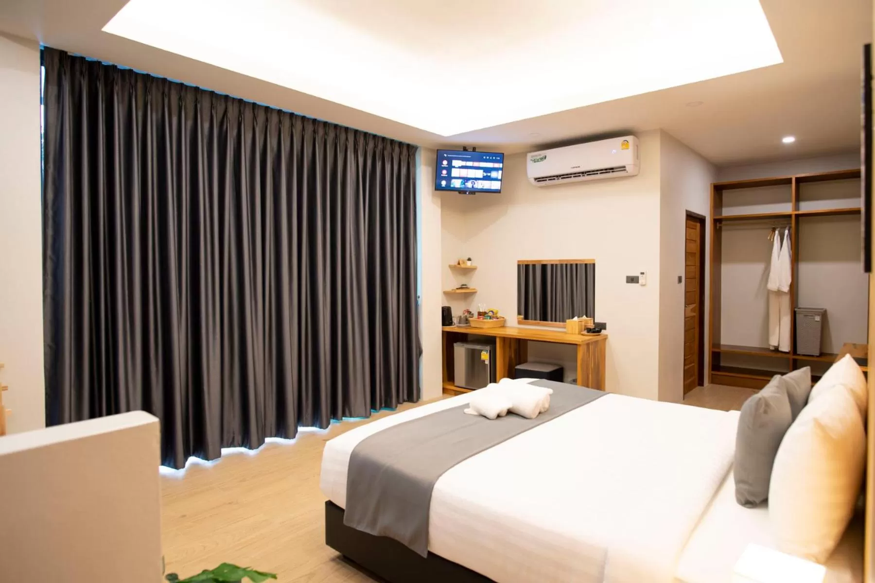 Bed in Ao Luek Panoramic Pool-SHA Plus