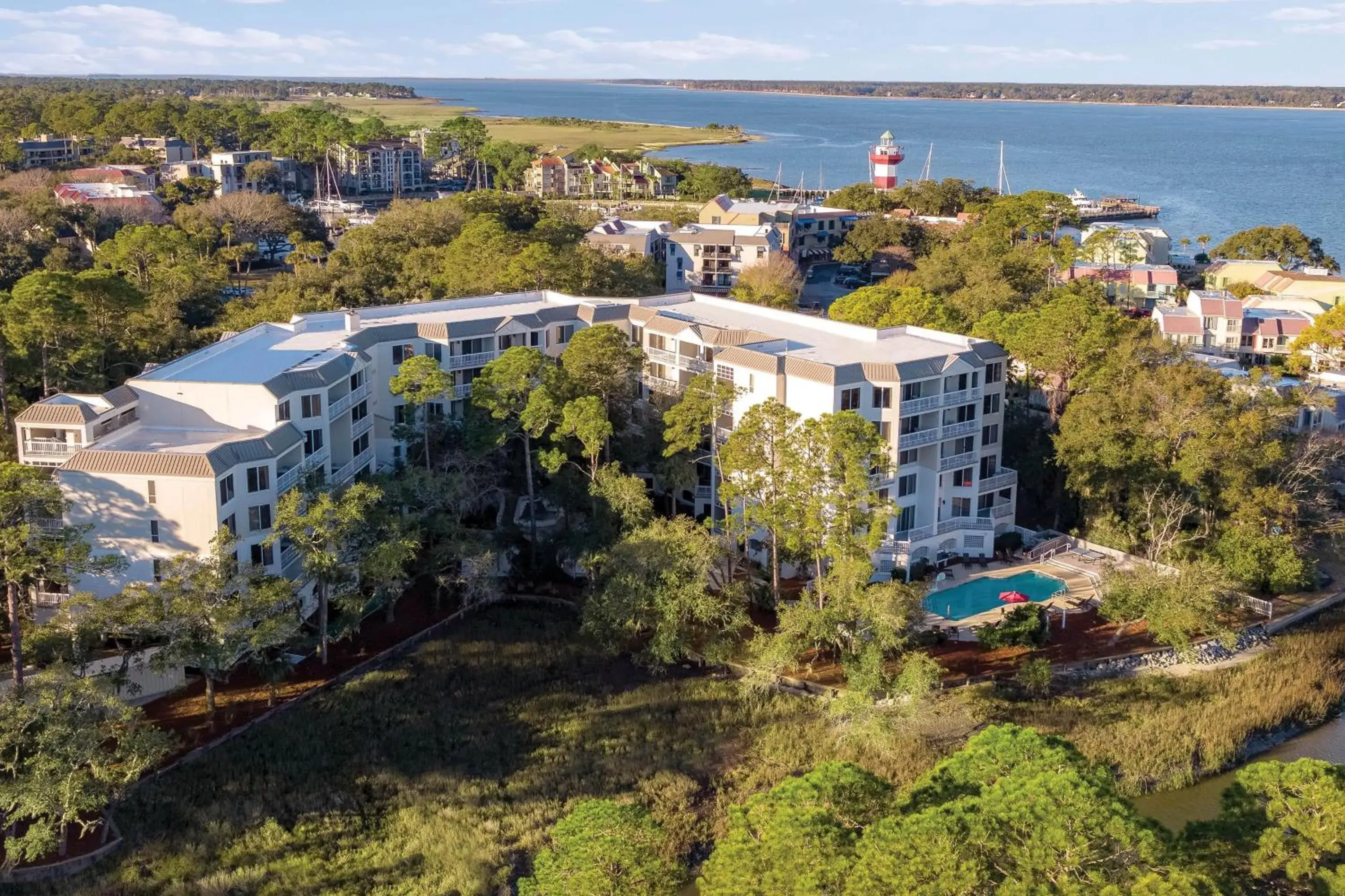 Property building, Bird's-eye View in Marriott's Harbour Club