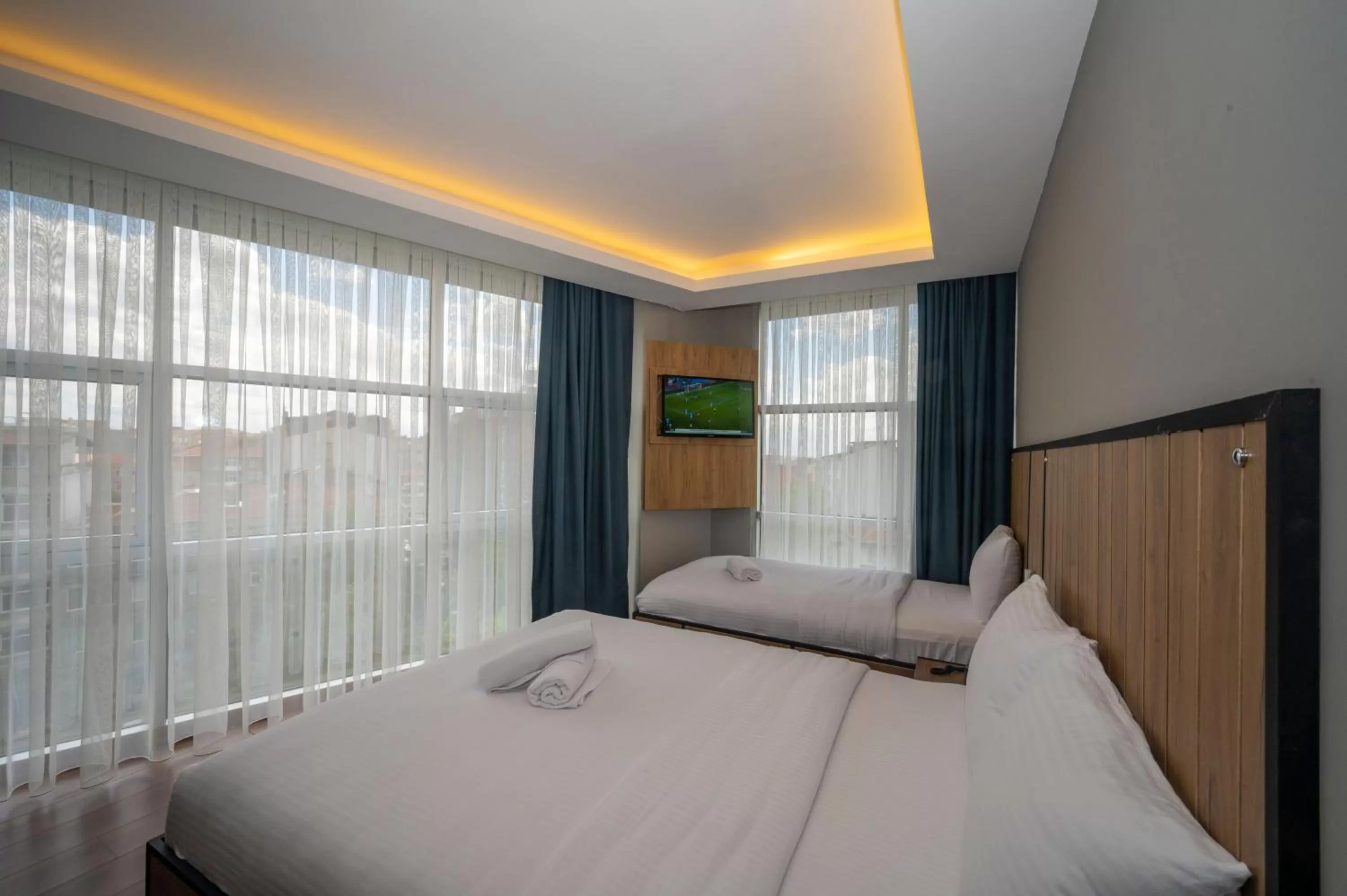 Bed in Çorlu Dem Hotel