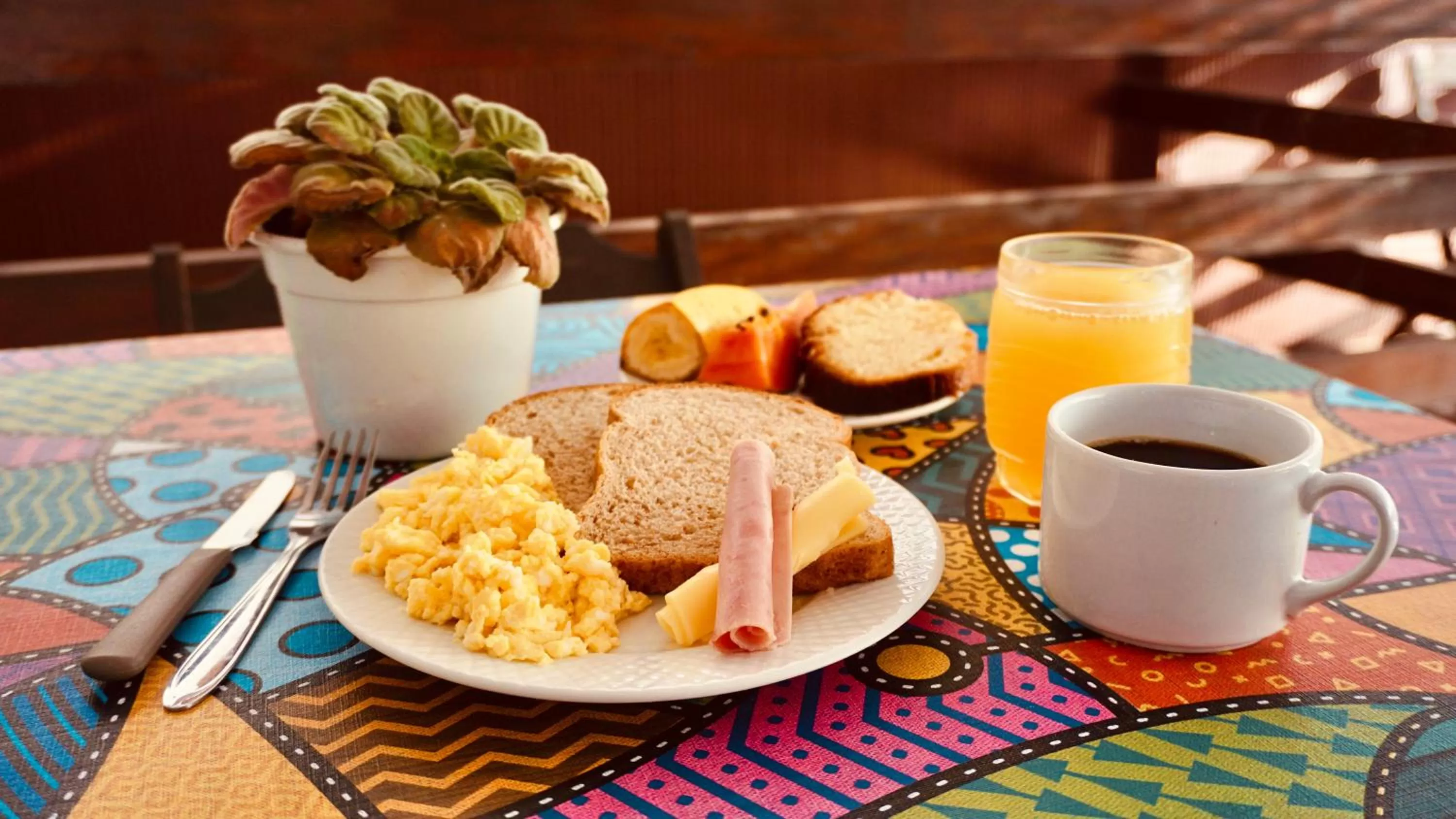 Breakfast in Beija Flor Pousada