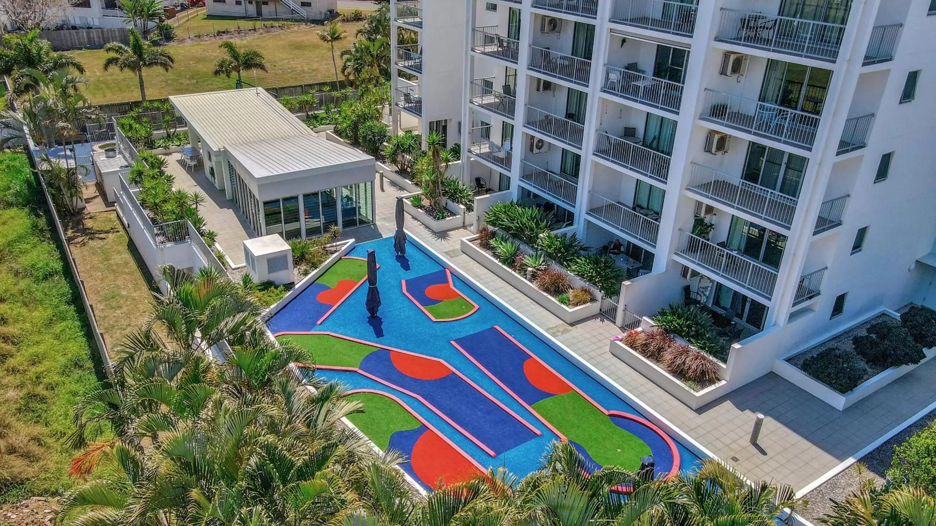 Minigolf, Bird's-eye View in The Point Resort