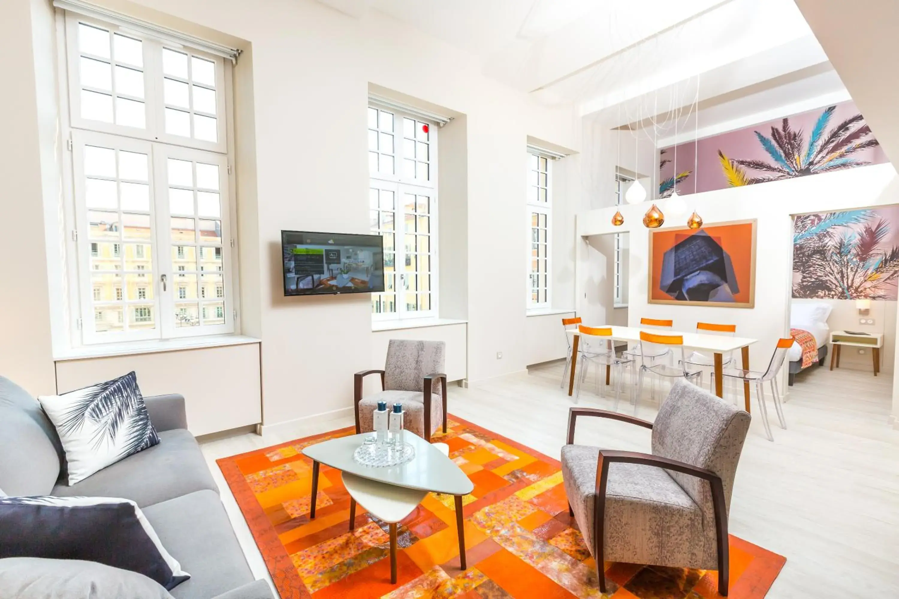 Living room, Seating Area in Palais Saleya Boutique hôtel