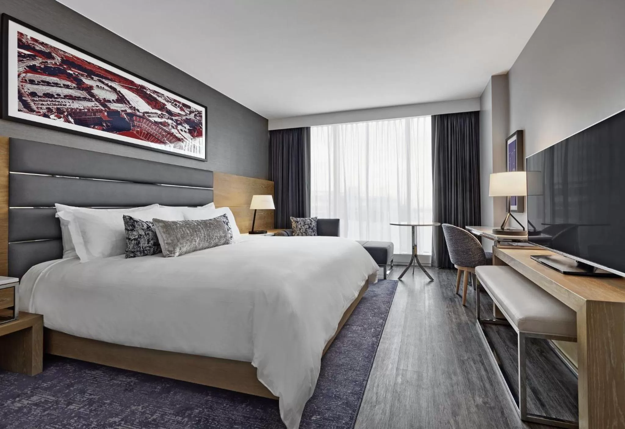 Bedroom, Bed in Live! by Loews - Arlington, TX