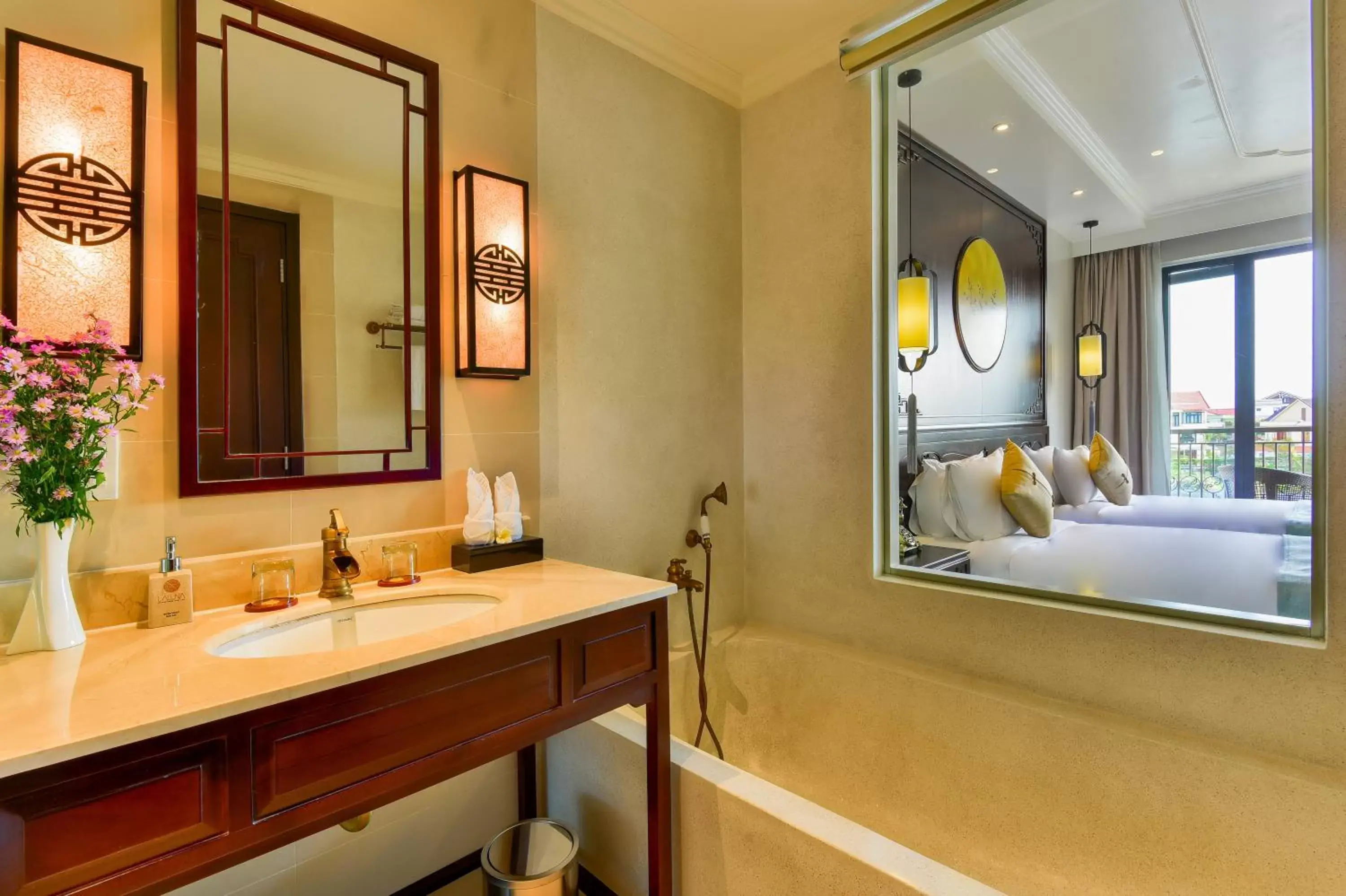 Bathroom in Laluna Hoi An Riverside Hotel & Spa