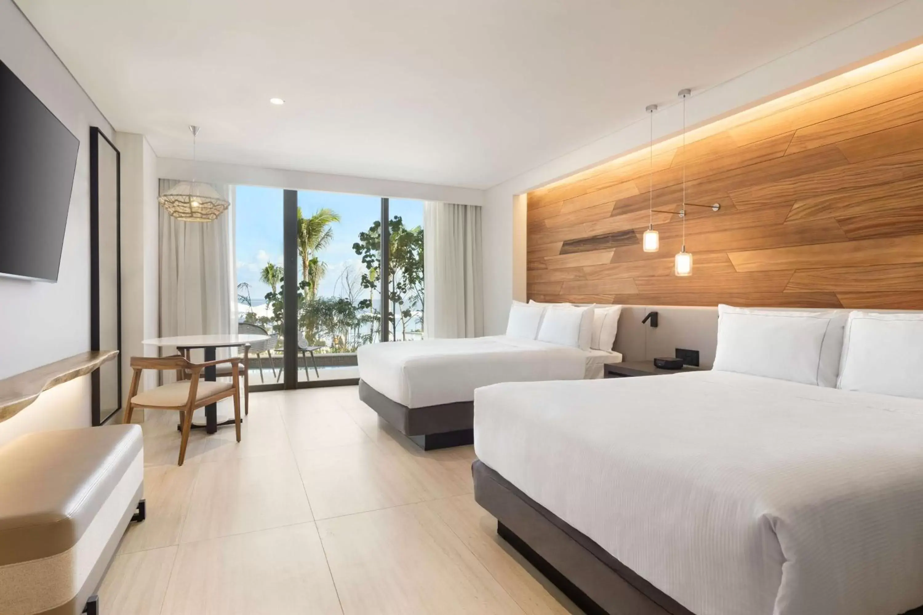 Bedroom in Hilton Cancun, an All-Inclusive Resort