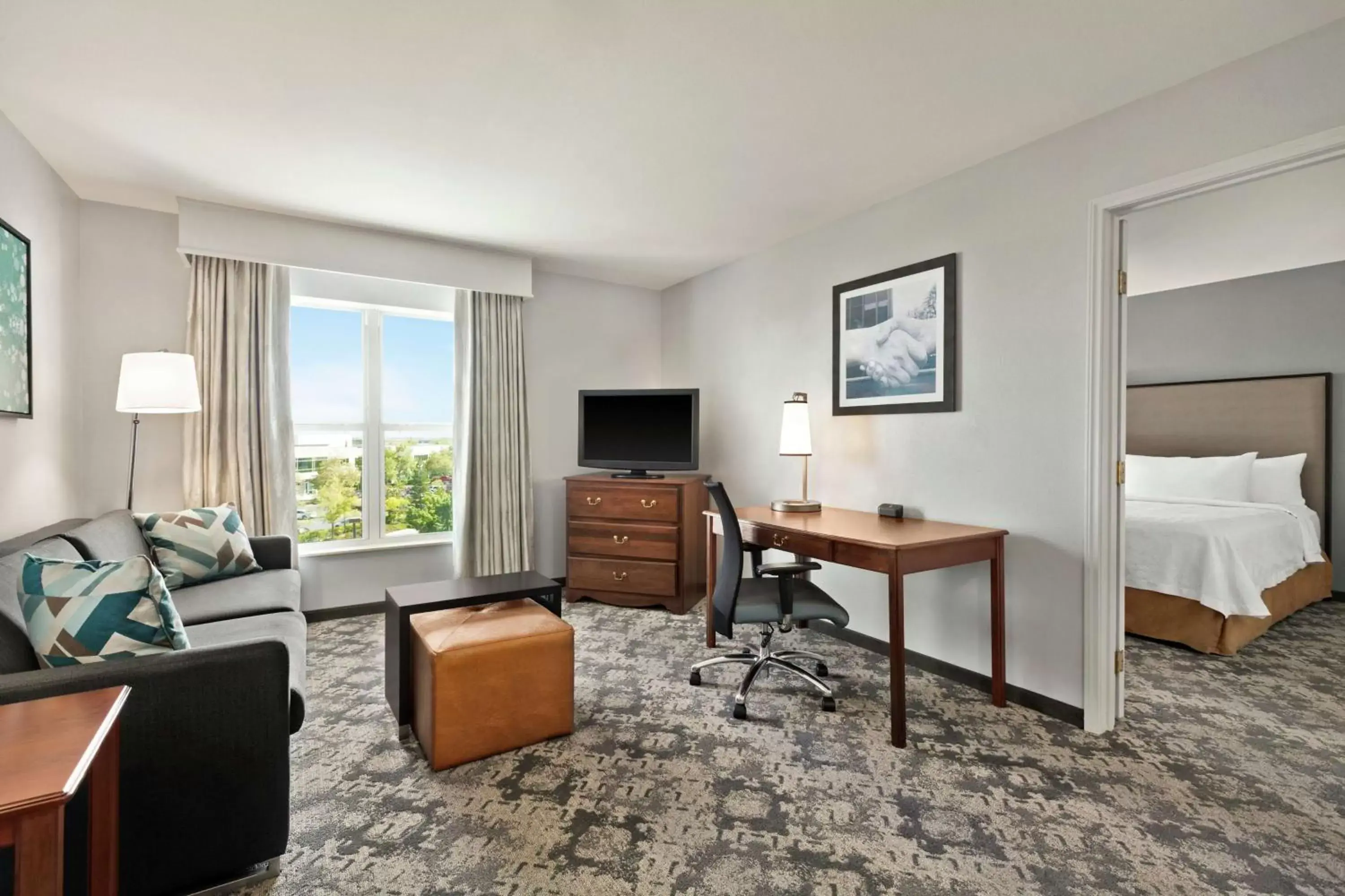 Living room, Seating Area in Homewood Suites by Hilton Sacramento/Roseville
