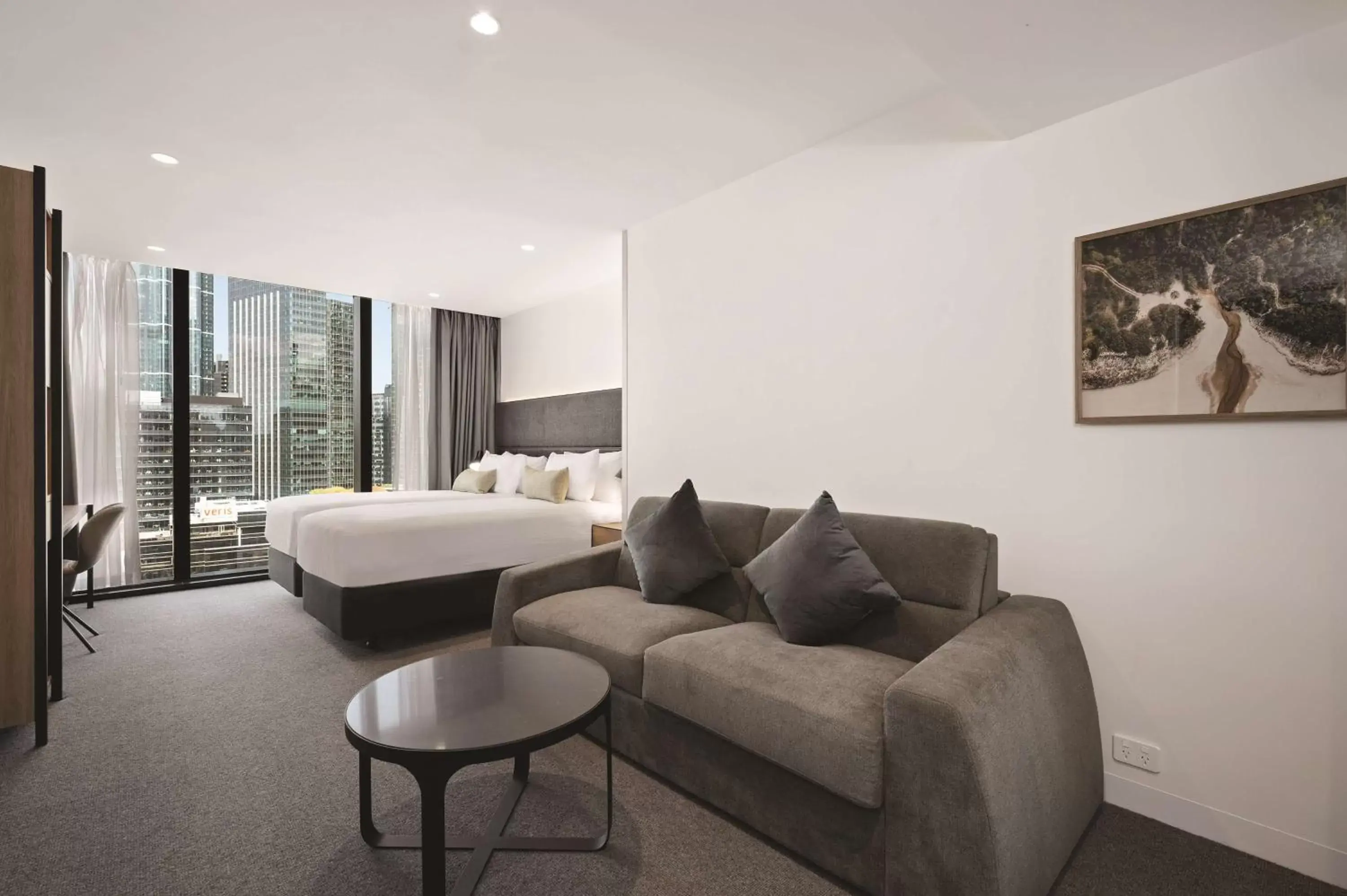 Bedroom, Seating Area in Vibe Hotel Melbourne