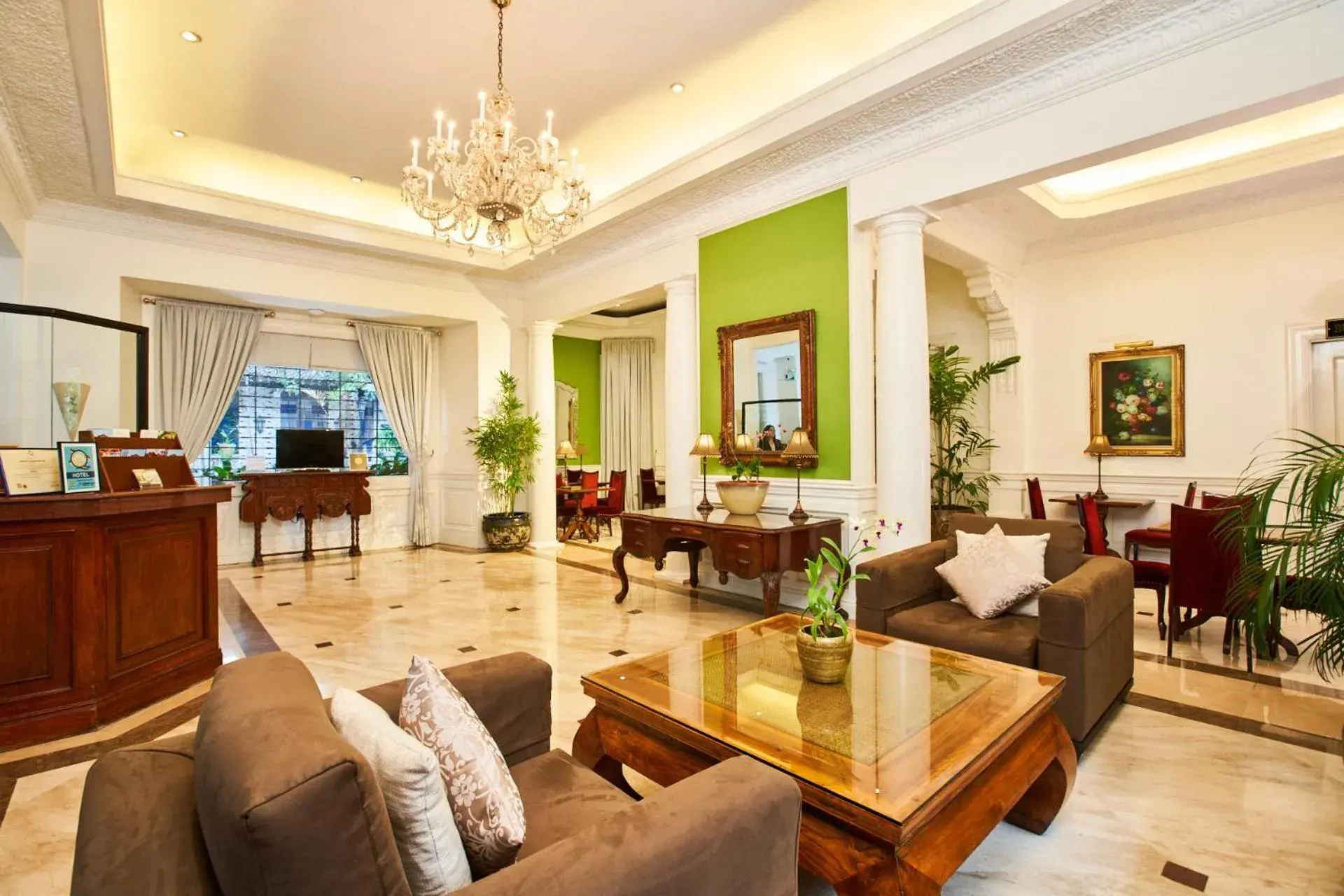 Living room, Seating Area in Orchid Garden Suites
