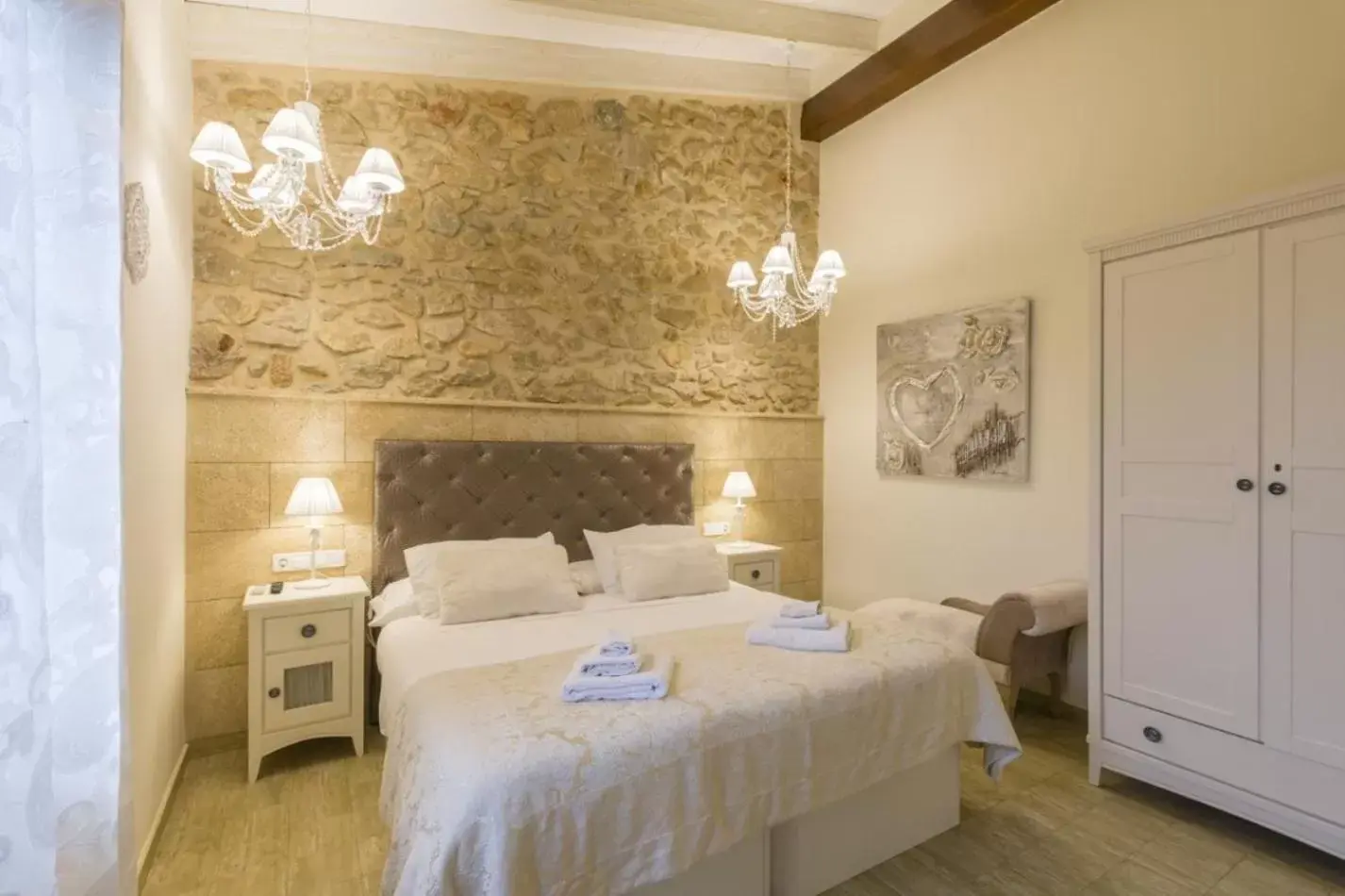 Bedroom, Bed in Casa Mistela