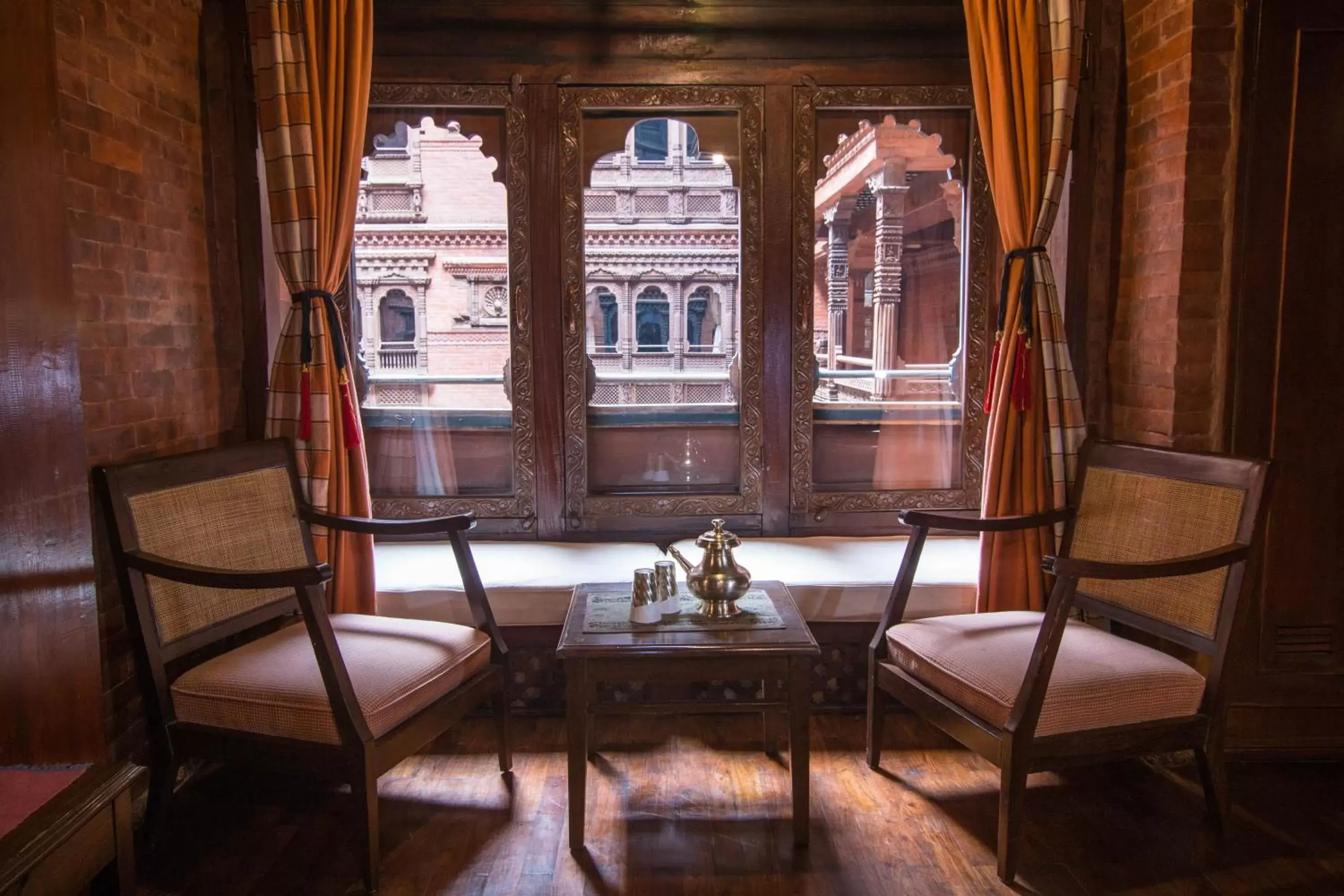 Inner courtyard view in Kantipur Temple House