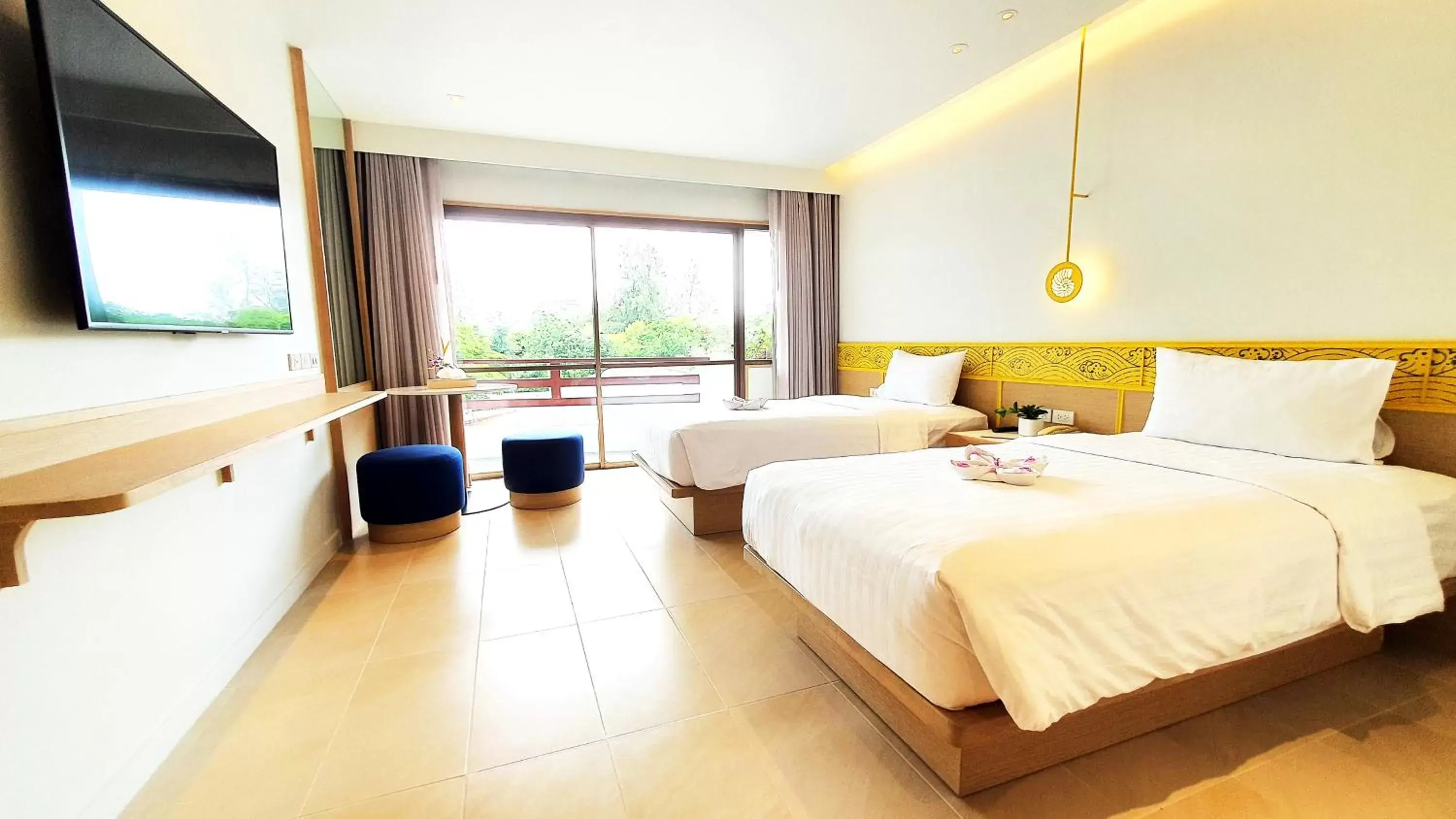 Bed in Novotel Rayong Rim Pae Resort