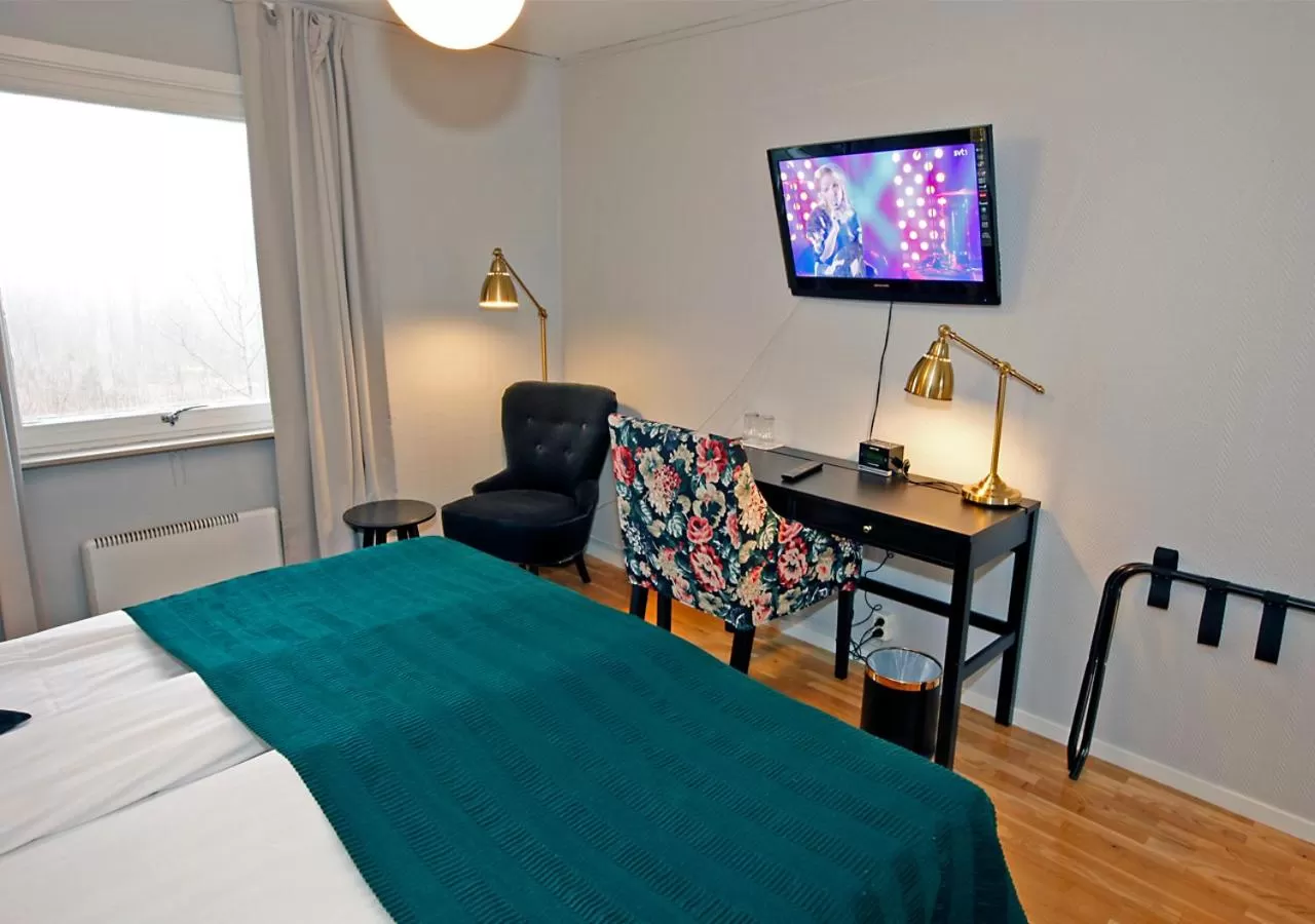 Bedroom, Bed in Rasta Hallandsåsen