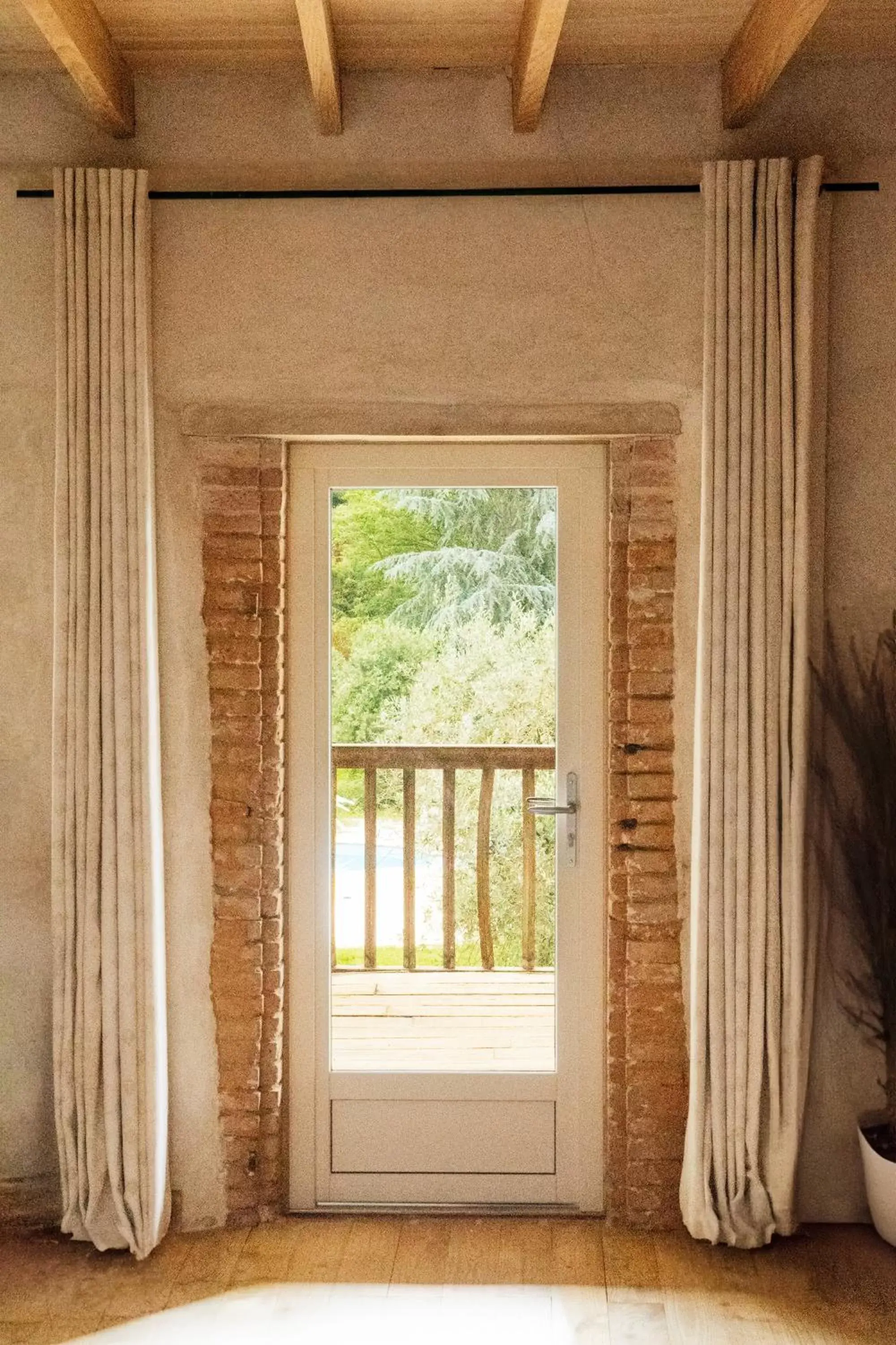 View (from property/room) in Le domaine de la Rivalière