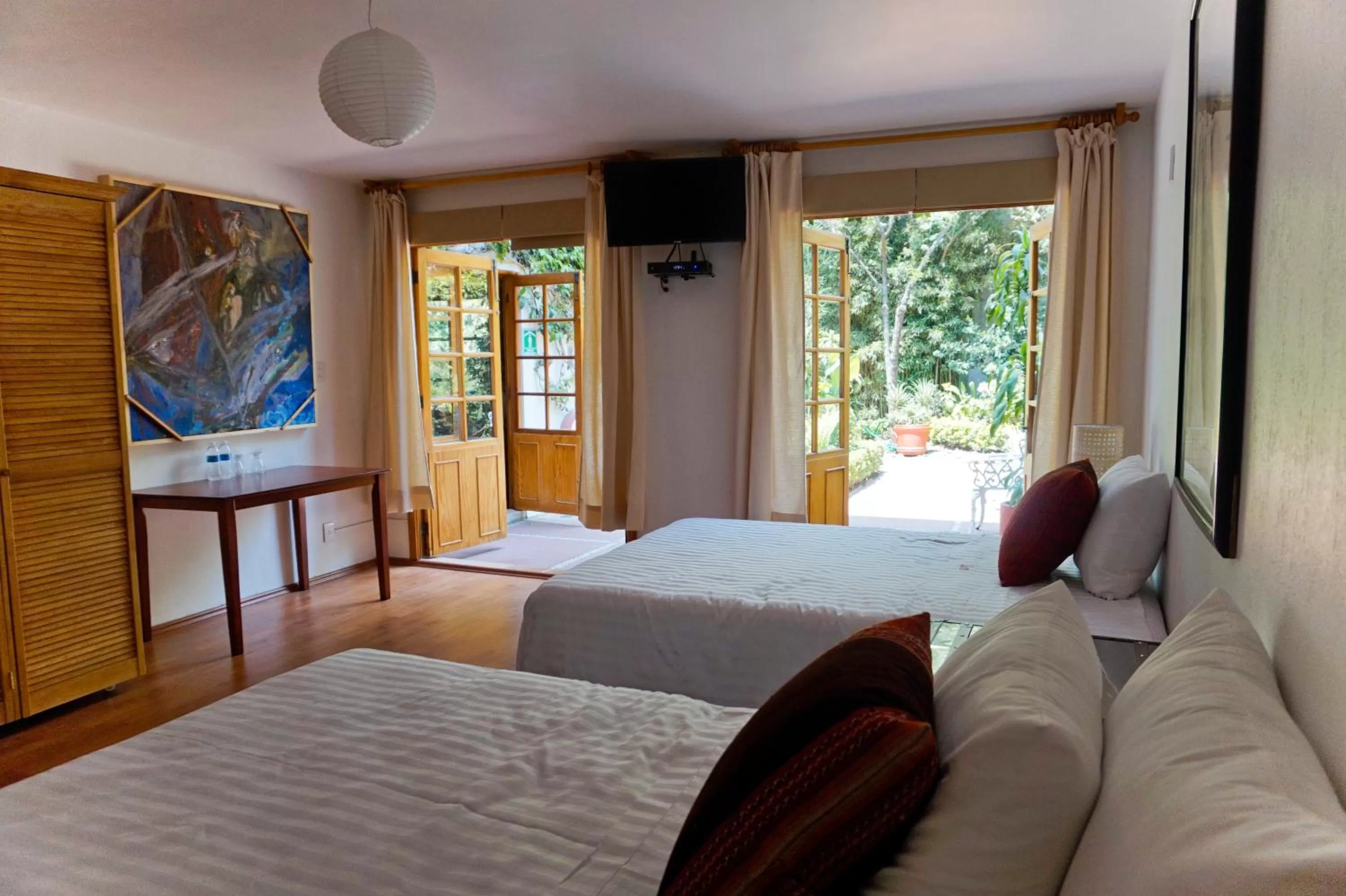 Decorative detail, Bed in Casa Jacinta Guest House