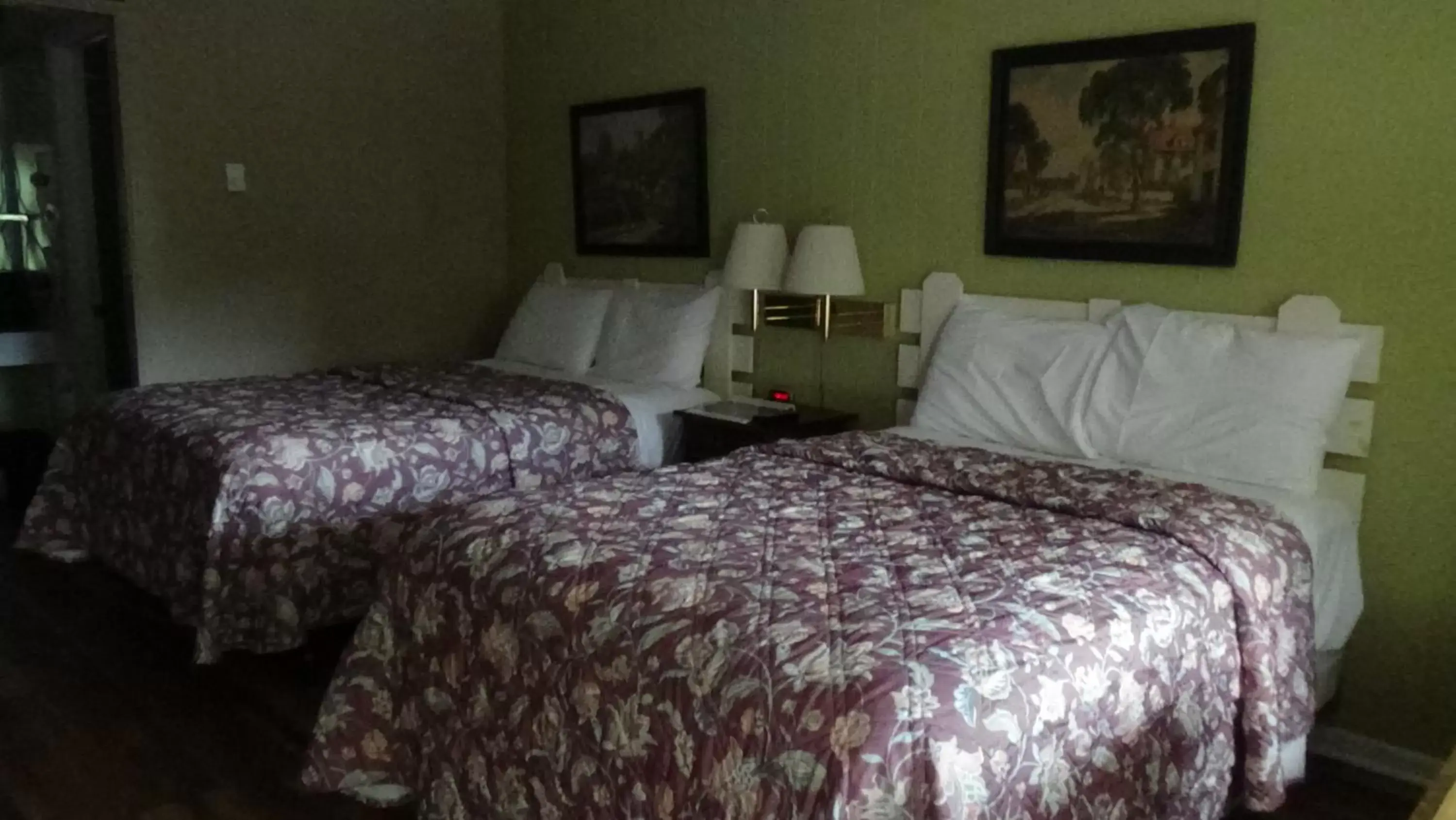 Bed in Roseloe Motel