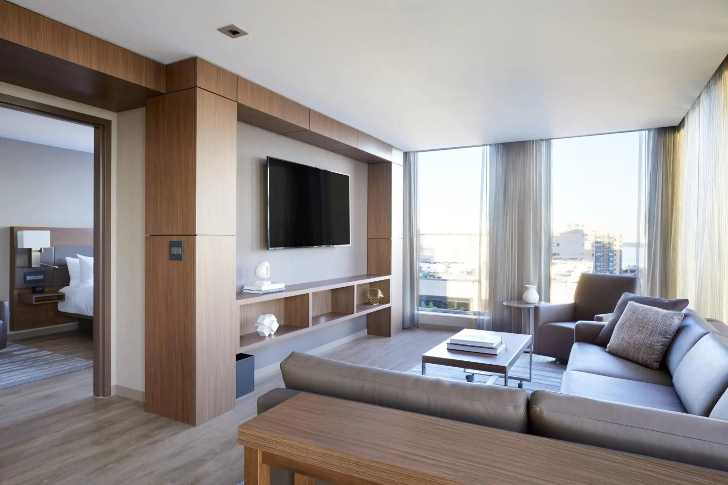 Living room, Seating Area in AC Hotel by Marriott Madison Downtown