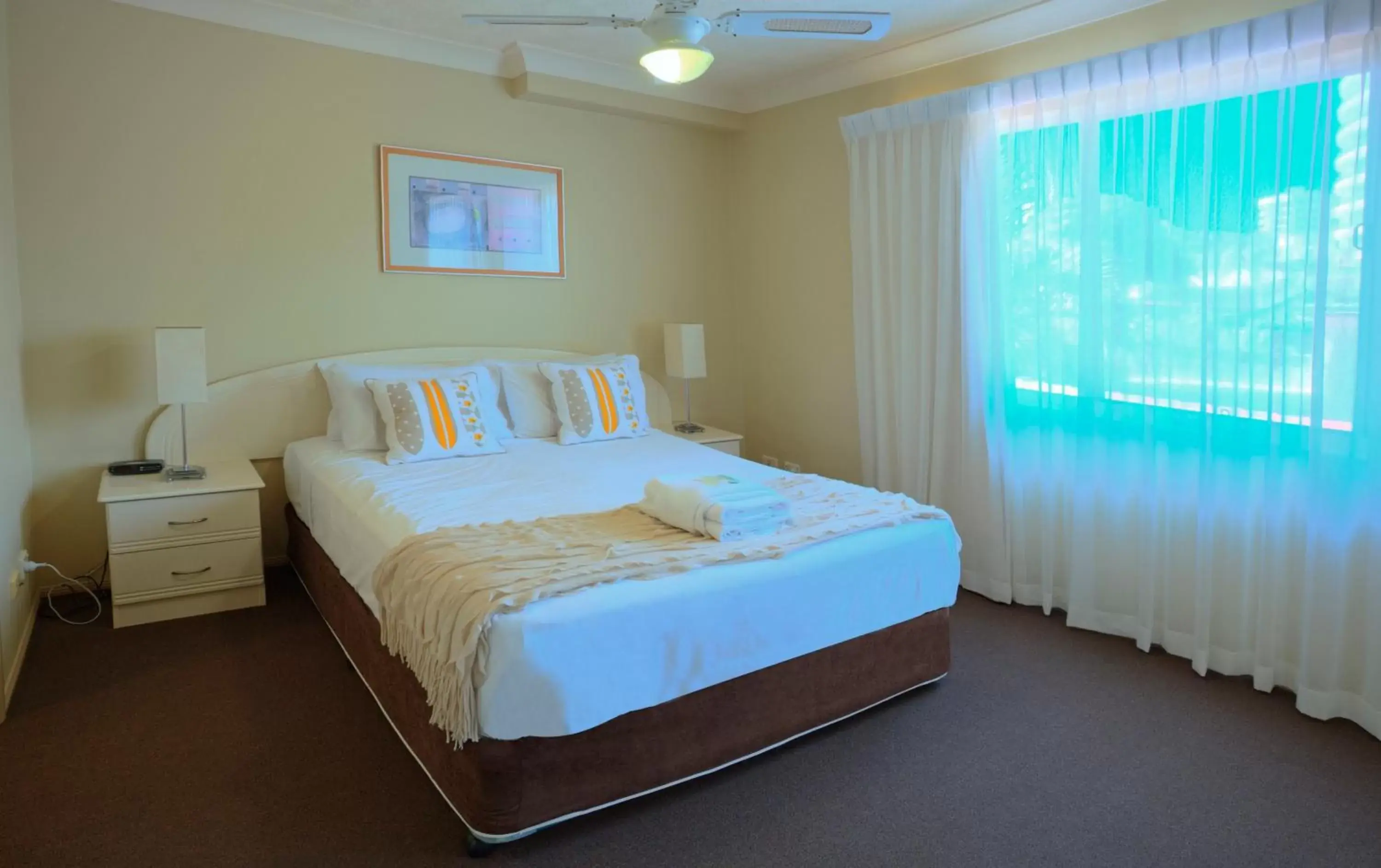 Bed in Bila Vista Holiday Apartments