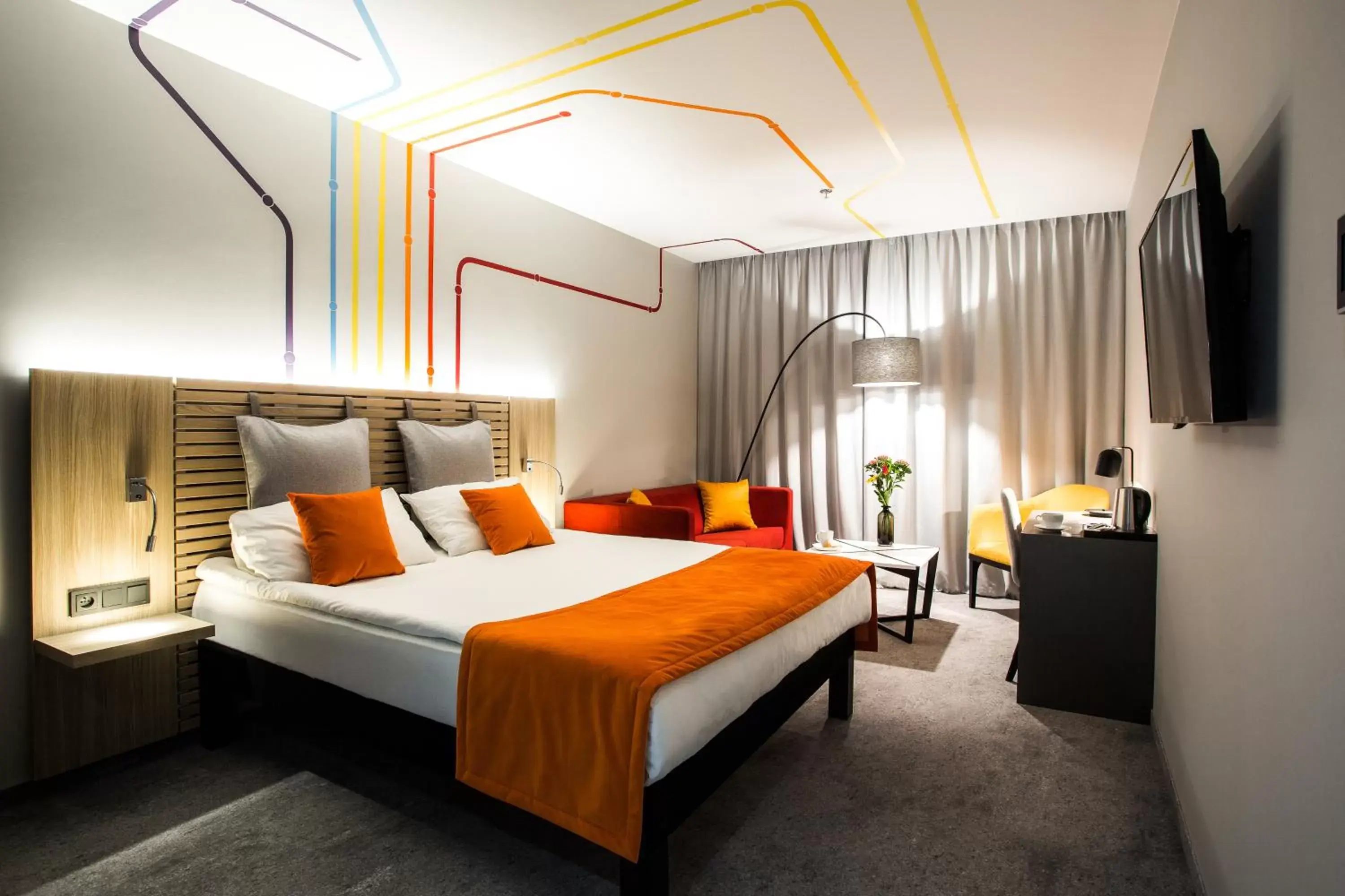 Property building, Bed in ibis Styles Warszawa City