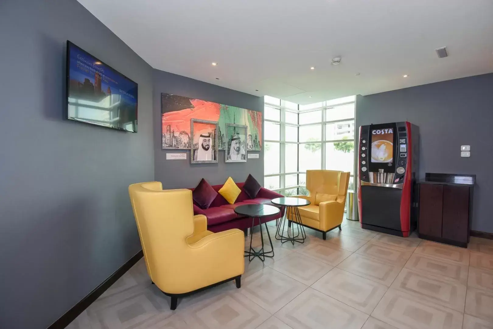 Lobby or reception, Seating Area in Premier Inn Dubai Silicon Oasis