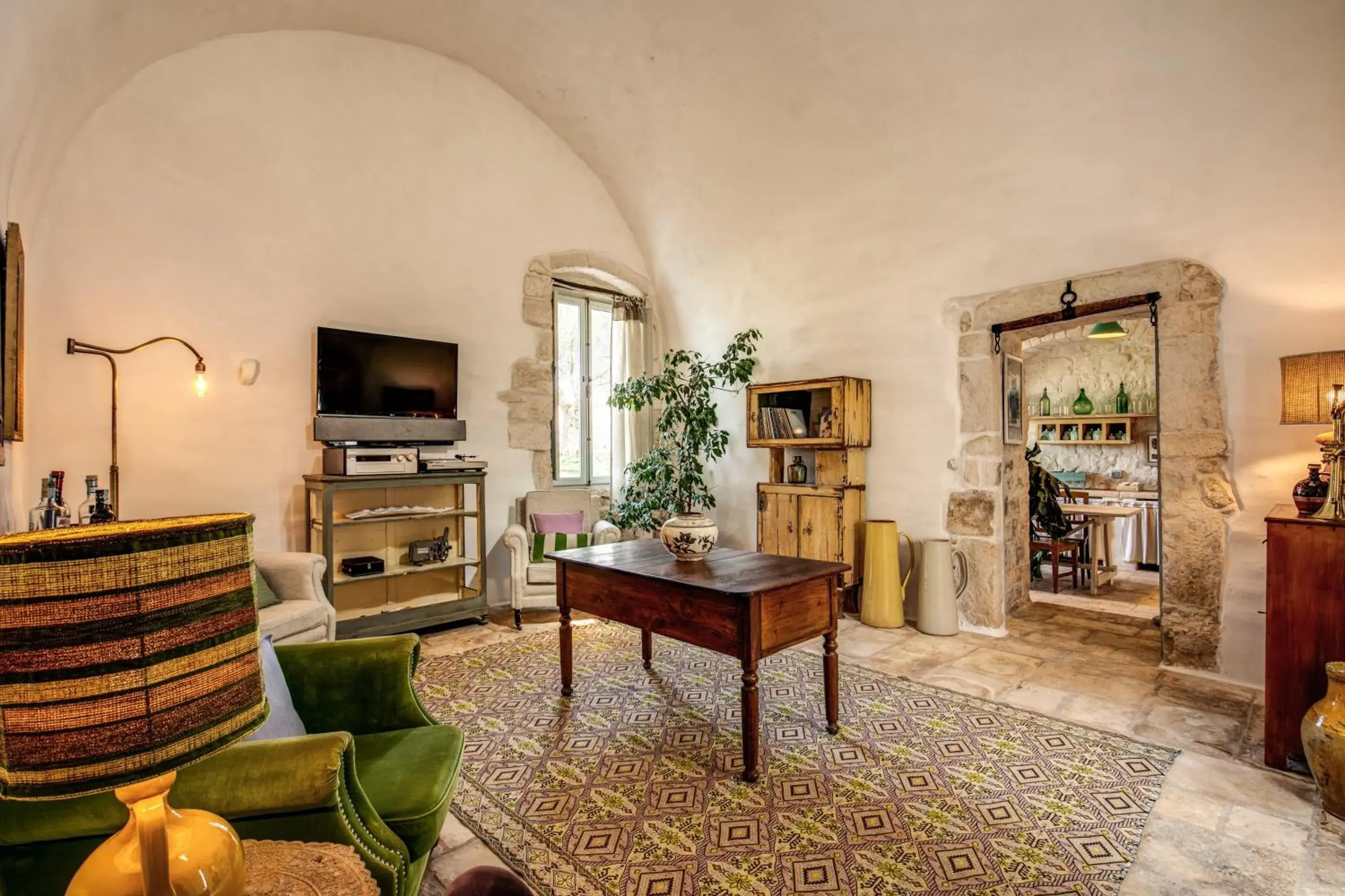 Living room, Seating Area in Masseria Cervarolo