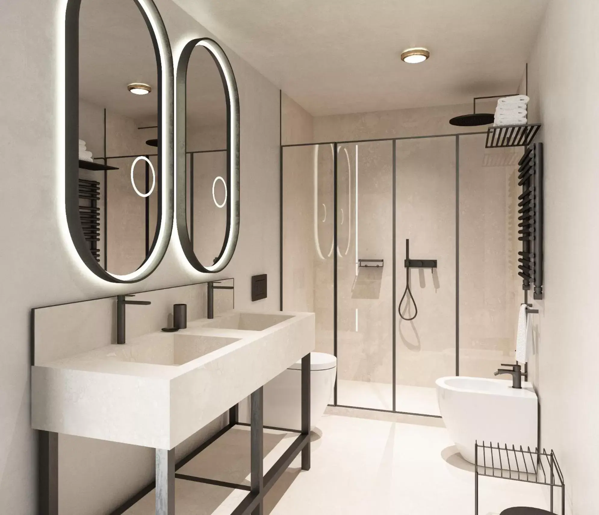 Shower, Bathroom in Hotel Montebello Splendid
