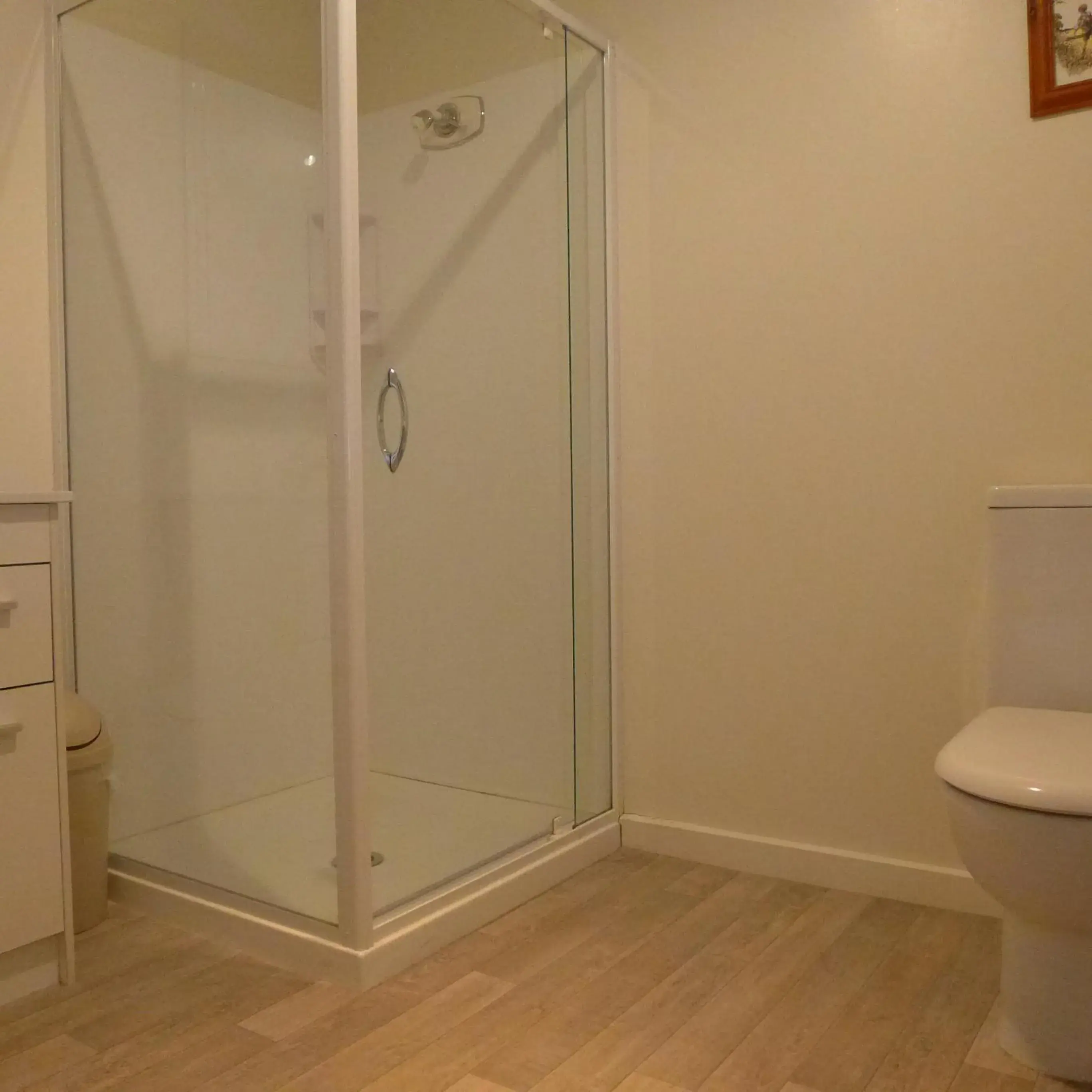 Shower, Bathroom in Abisko Lodge