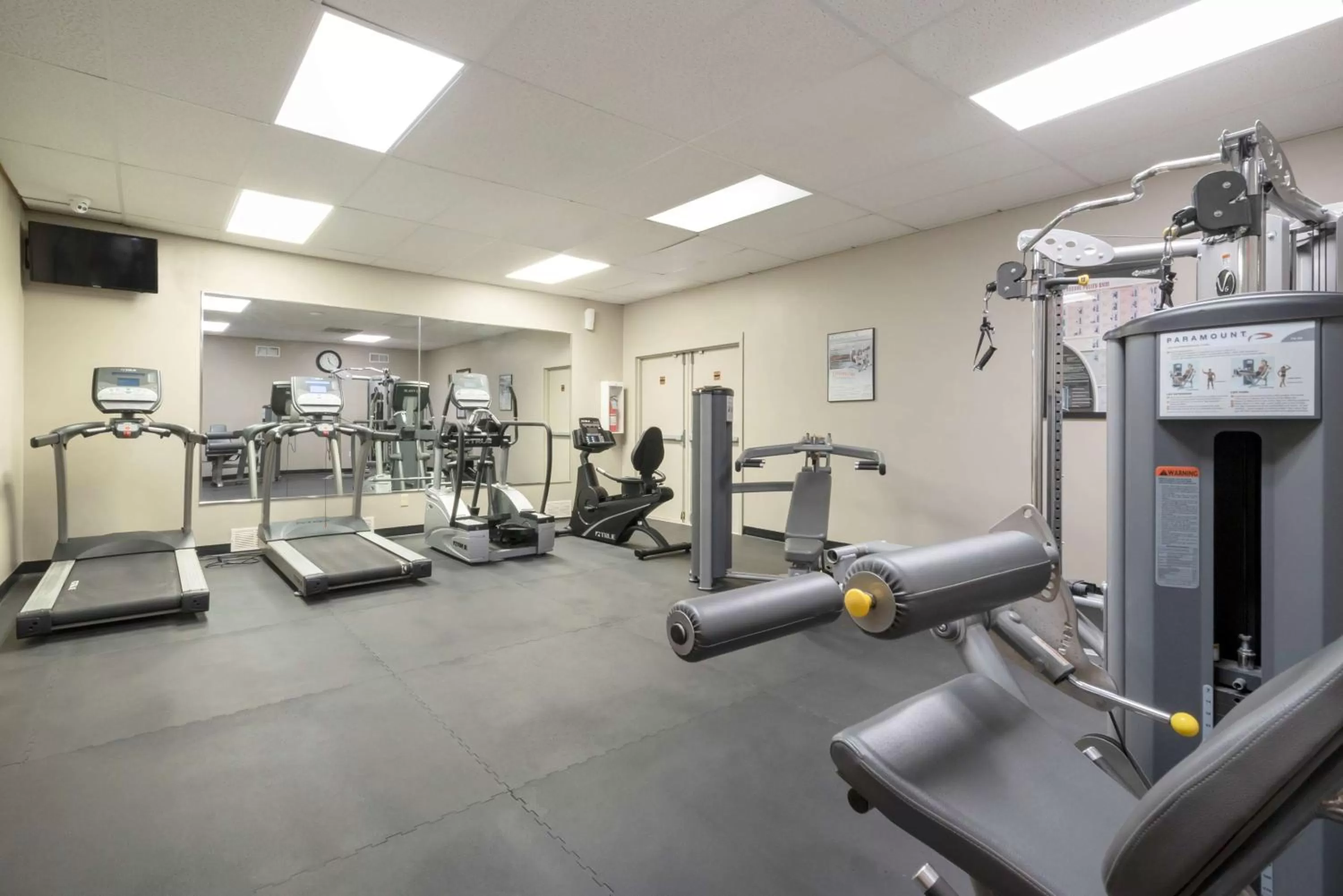Fitness centre/facilities in SureStay Plus Hotel by Best Western McGuire AFB Jackson