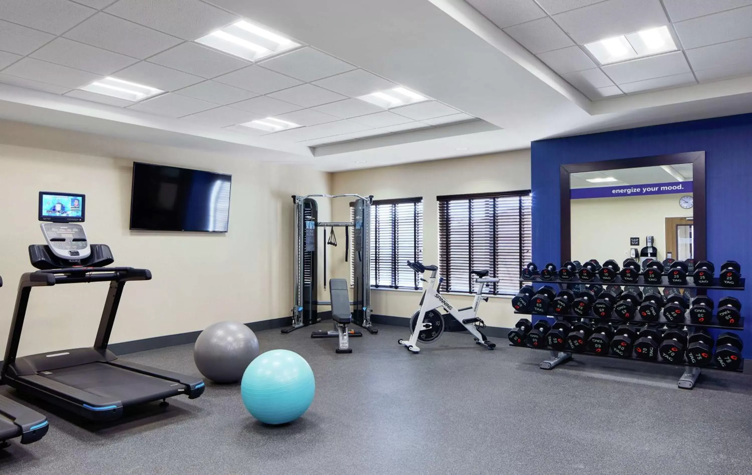 Fitness centre/facilities, Fitness Center/Facilities in Hampton Inn & Suites Chicago/Waukegan