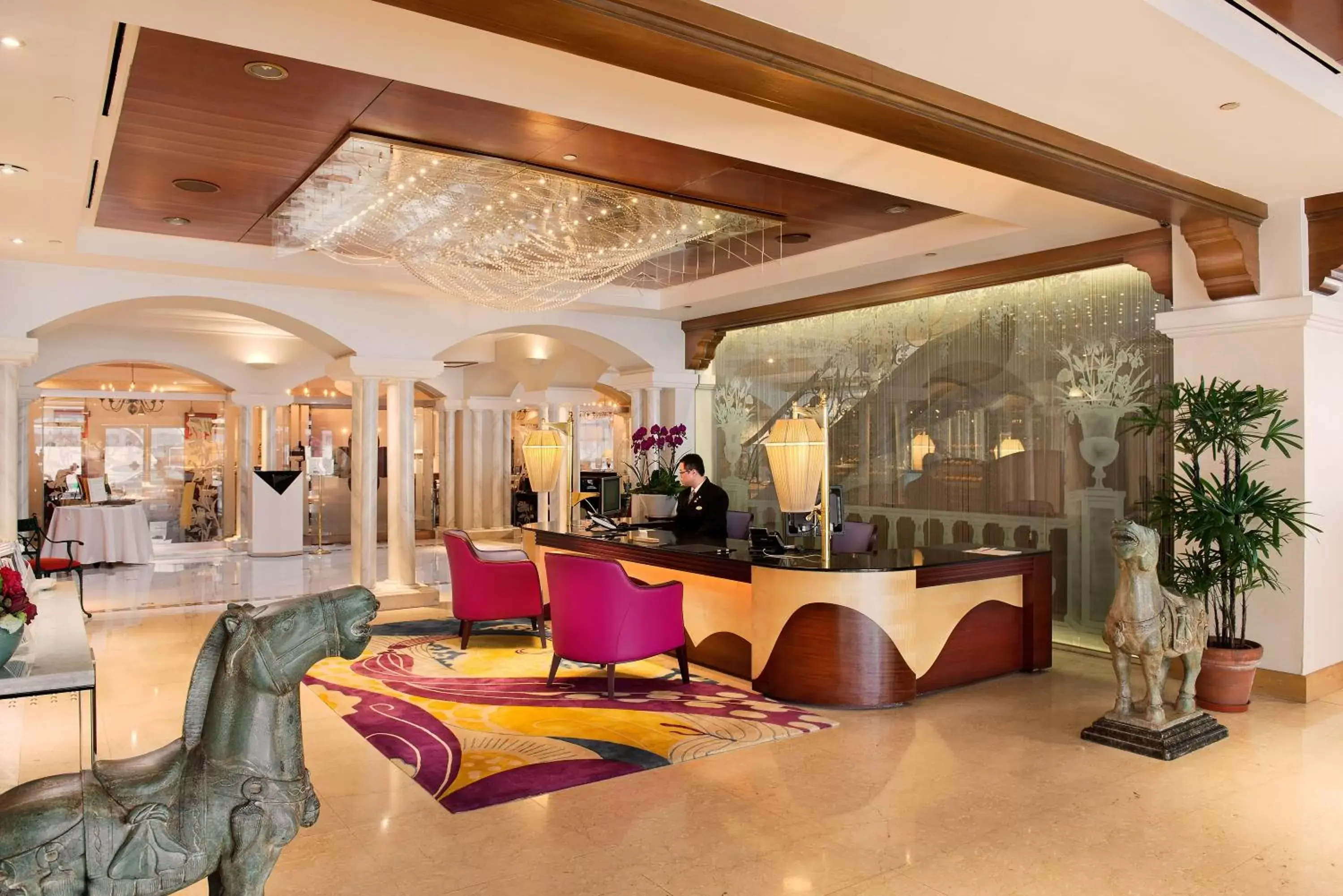 Lobby or reception in The Riviera Hotel Taipei