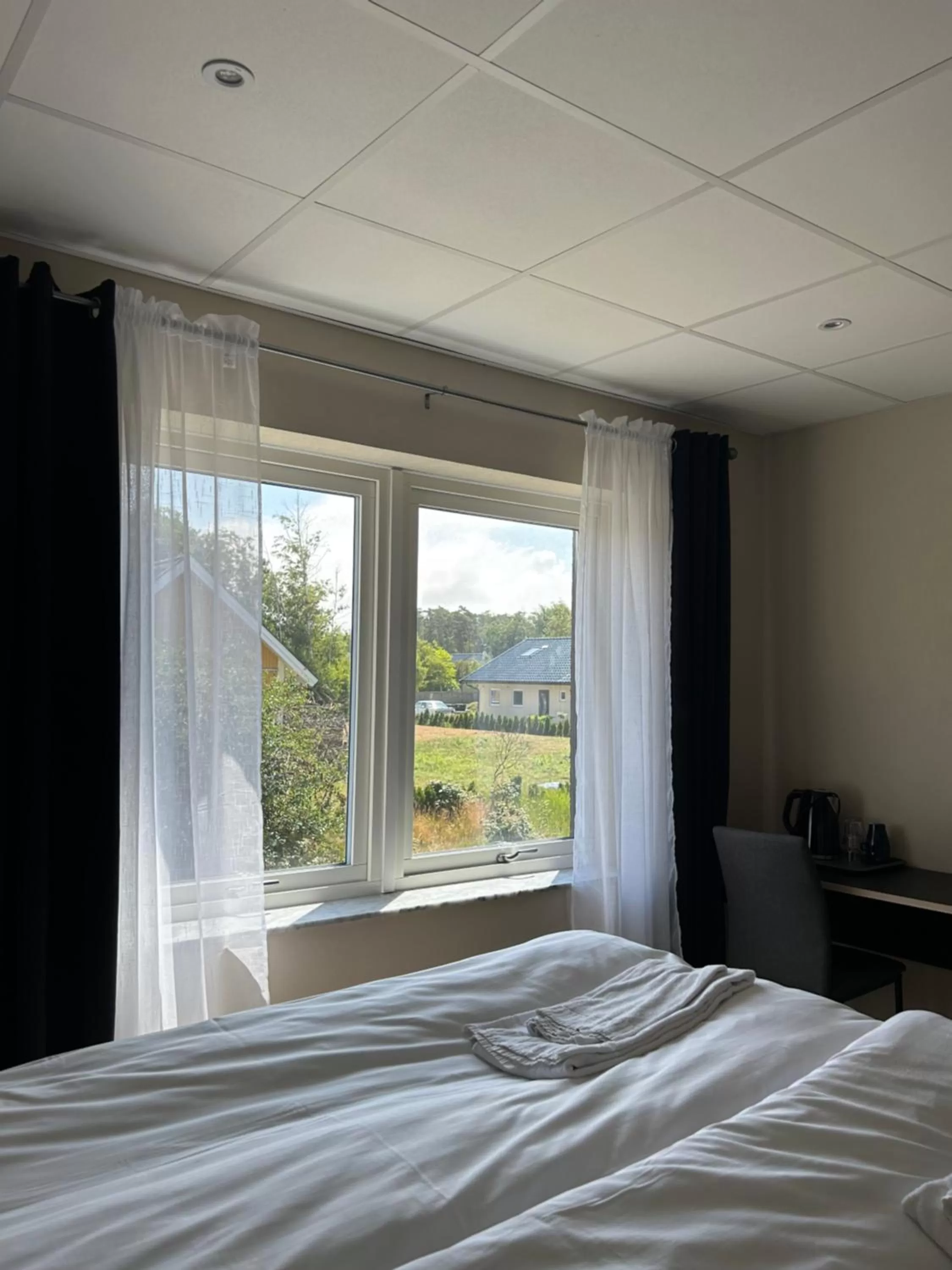 Bed in Solstickan Hotell & Vandrarhem