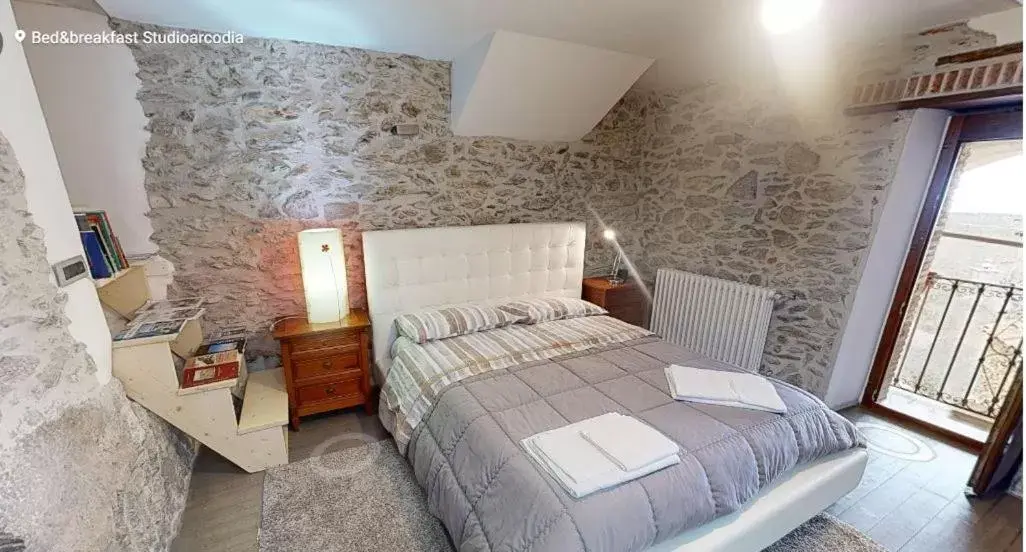 Bed in Bed & Breakfast StudioArcodia