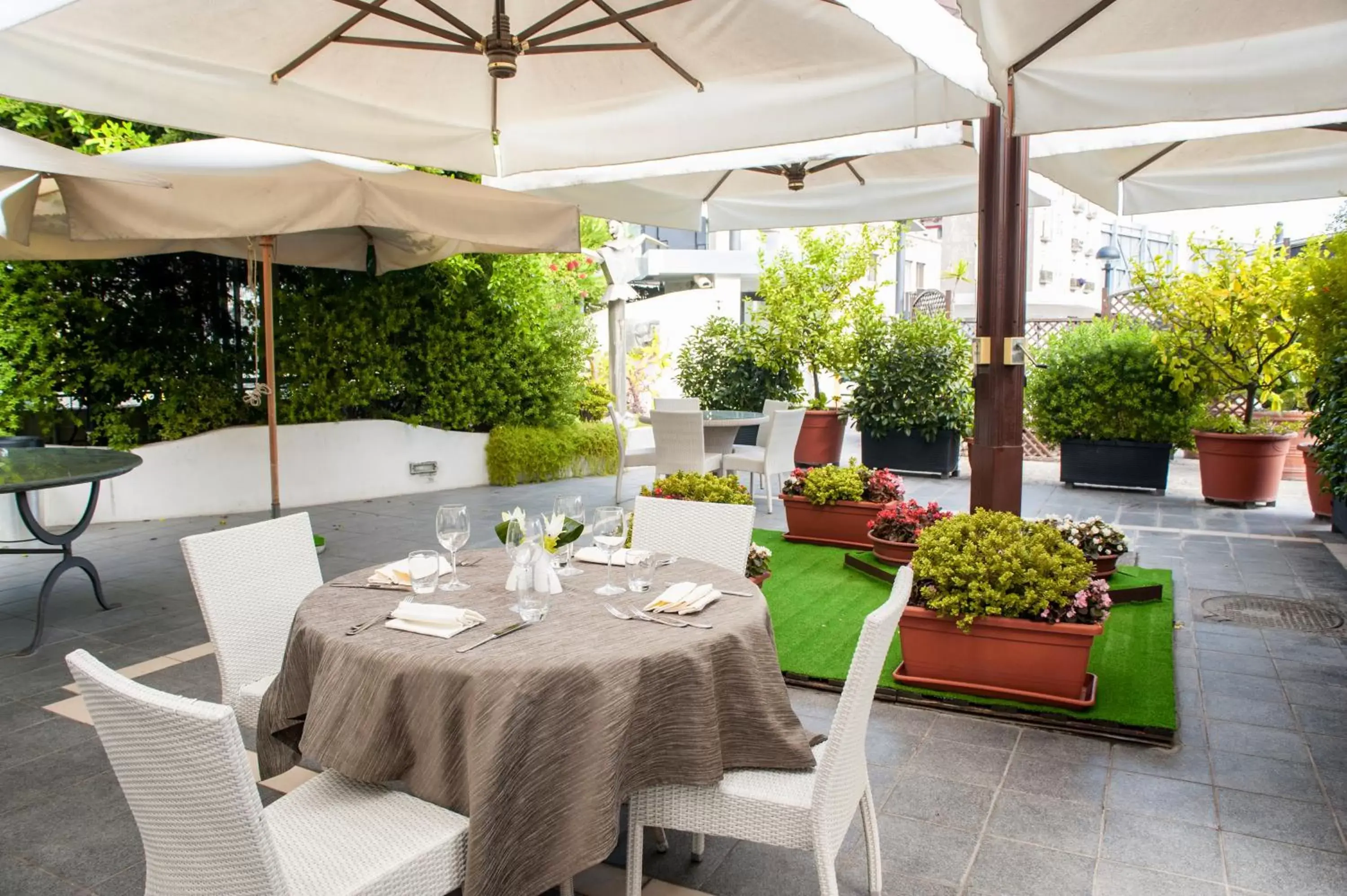 Garden, Restaurant/Places to Eat in Magri's Hotel