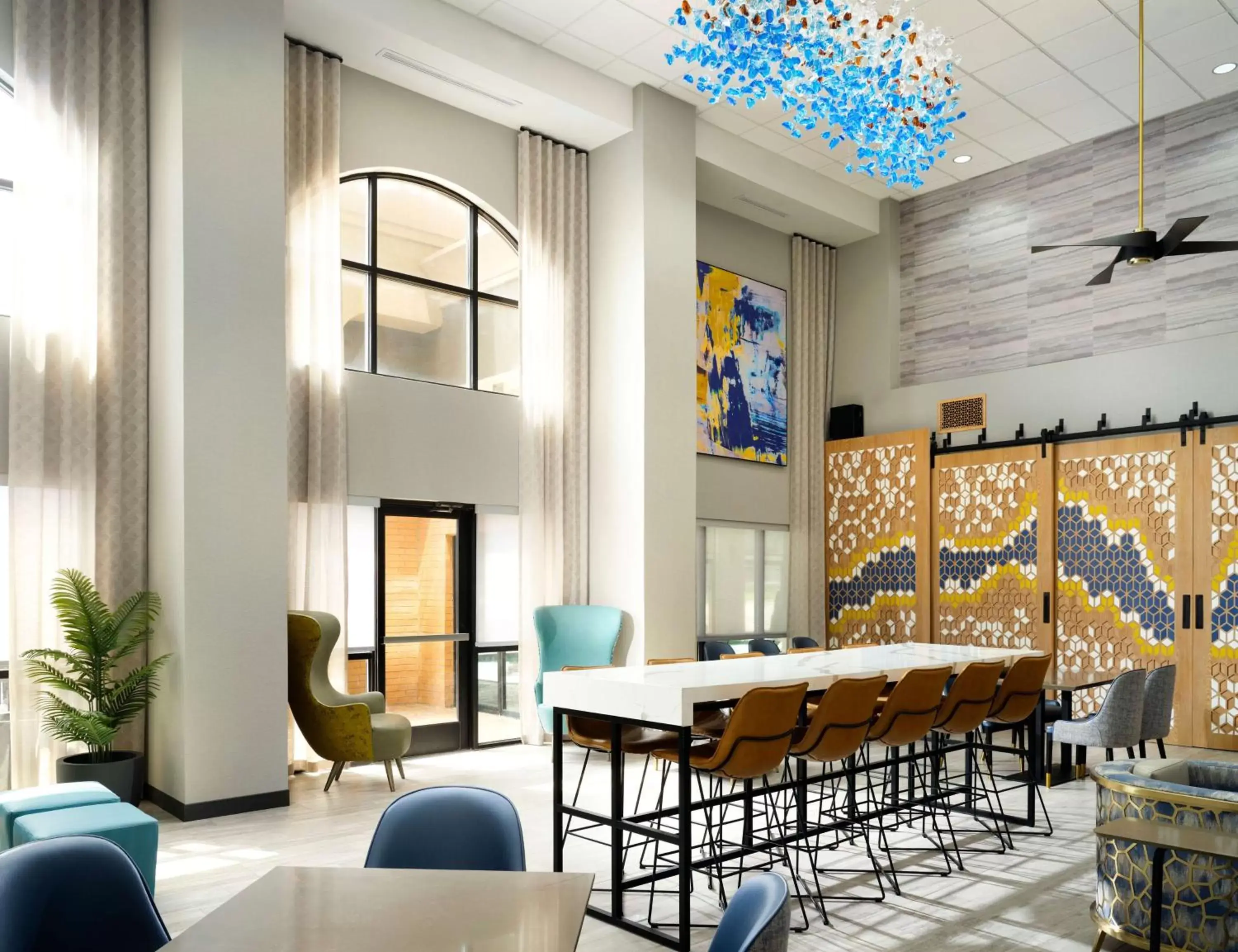 Lobby or reception in Hampton Inn & Suites Dallas-DFW Airport Hurst