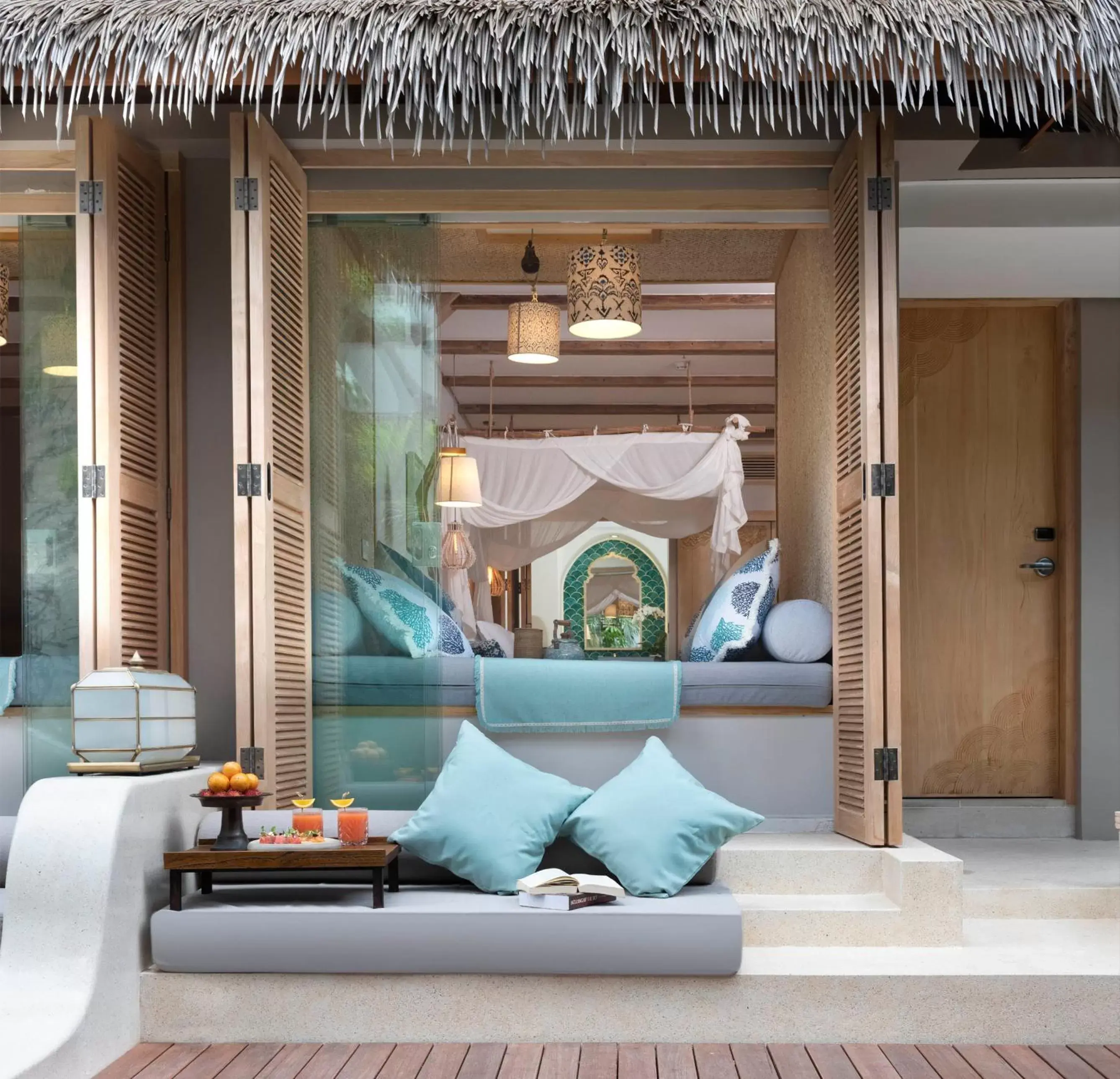 Bed in Bali Mandira Beach Resort & Spa