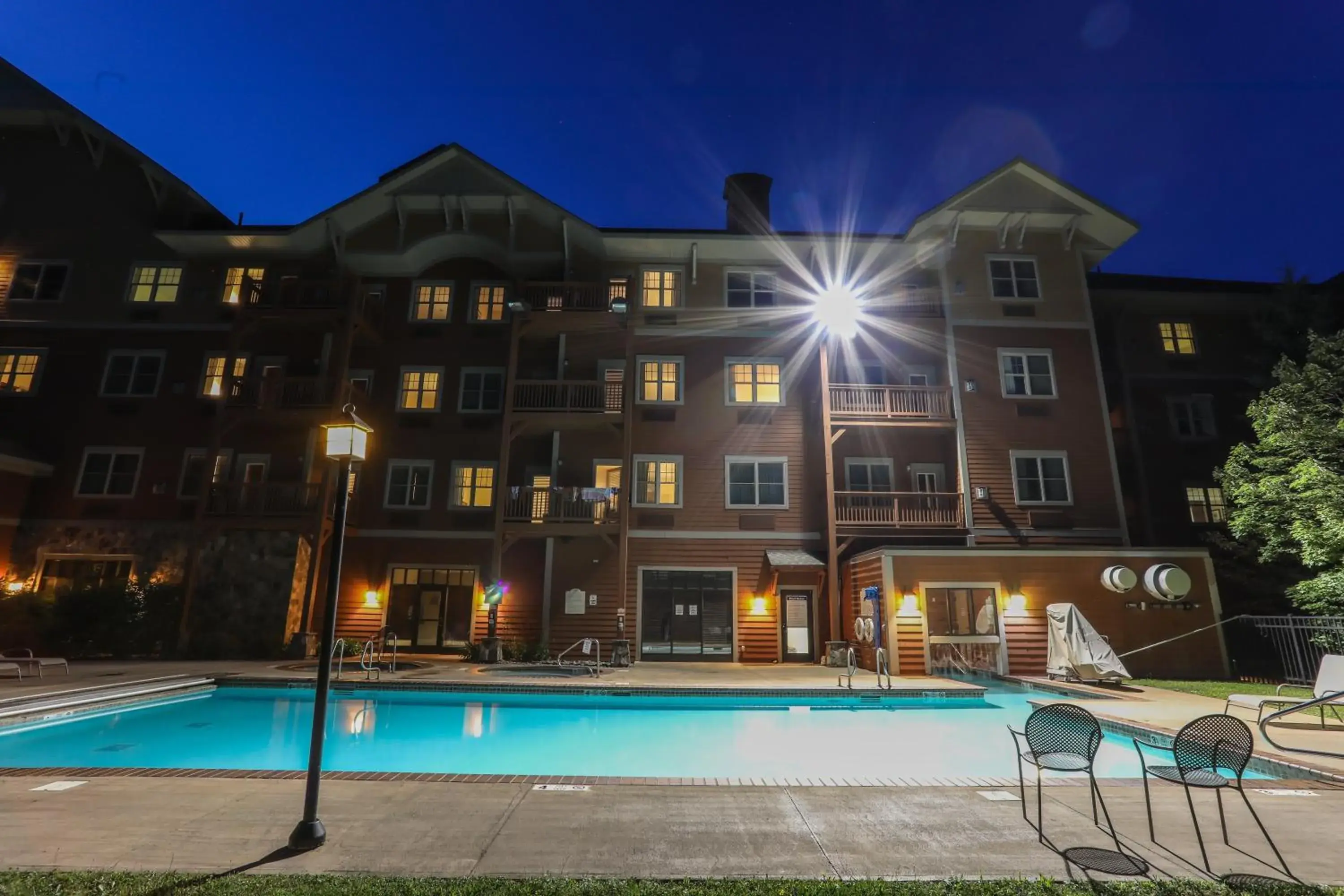 Swimming pool, Property Building in Kaatskill Mountain Club and Condos by Hunter Mountain