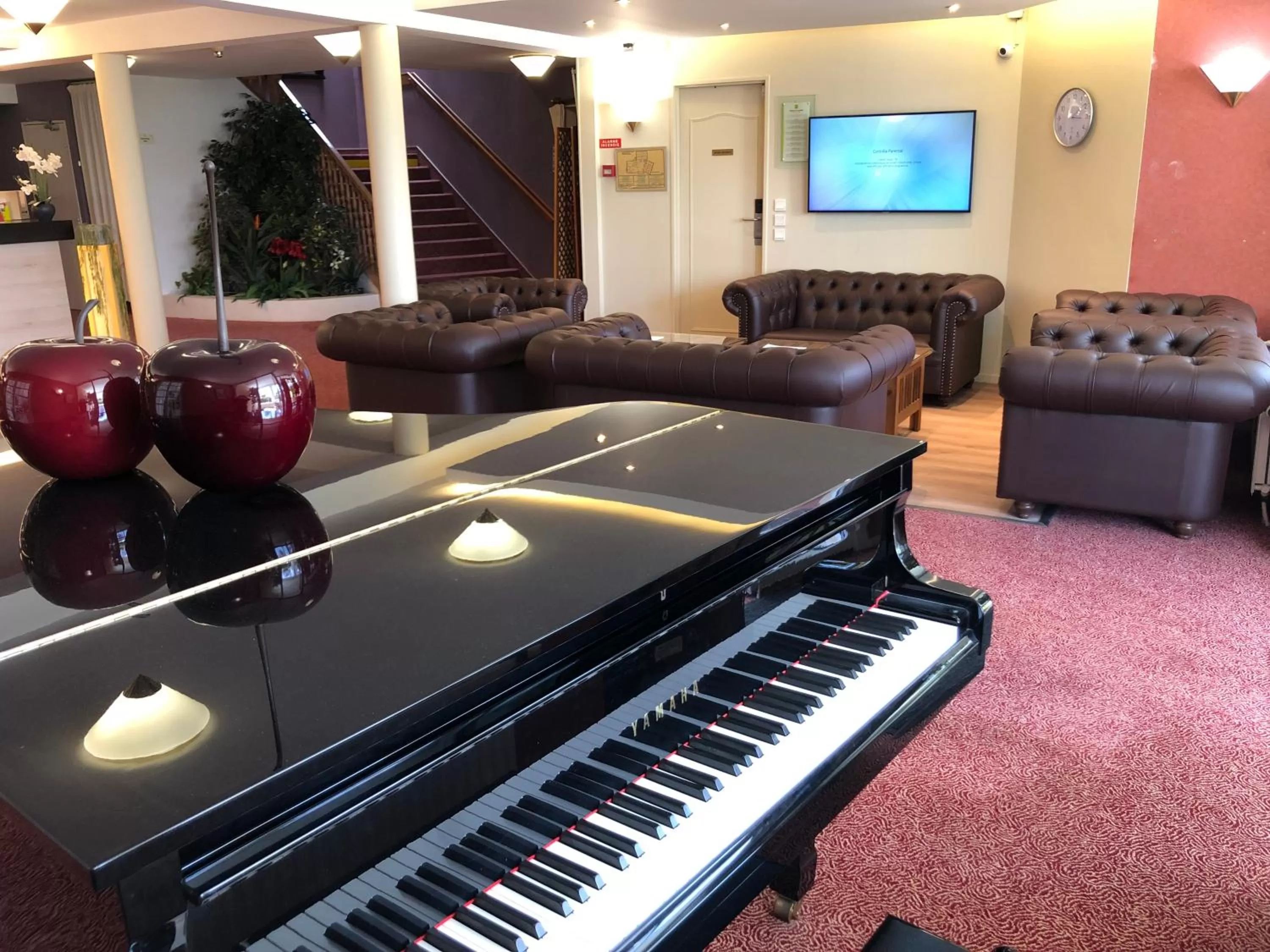 Lounge or bar in Logis Hotel Altina