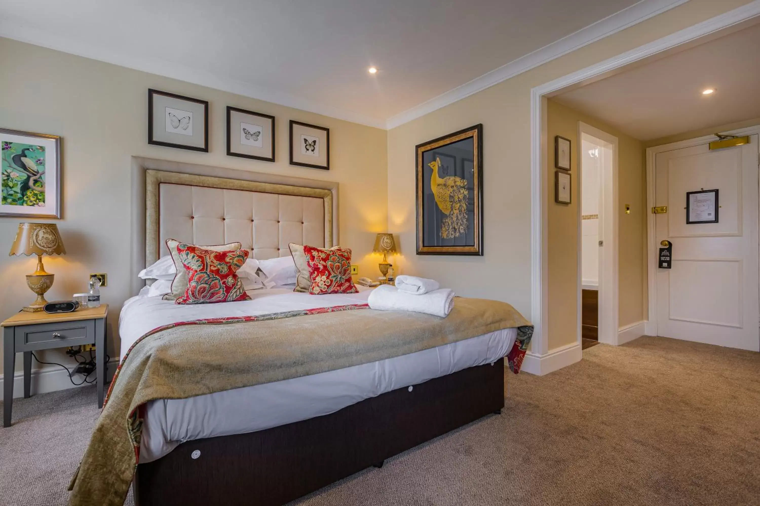 Bedroom, Bed in The Talbot Hotel, Oundle , Near Peterborough