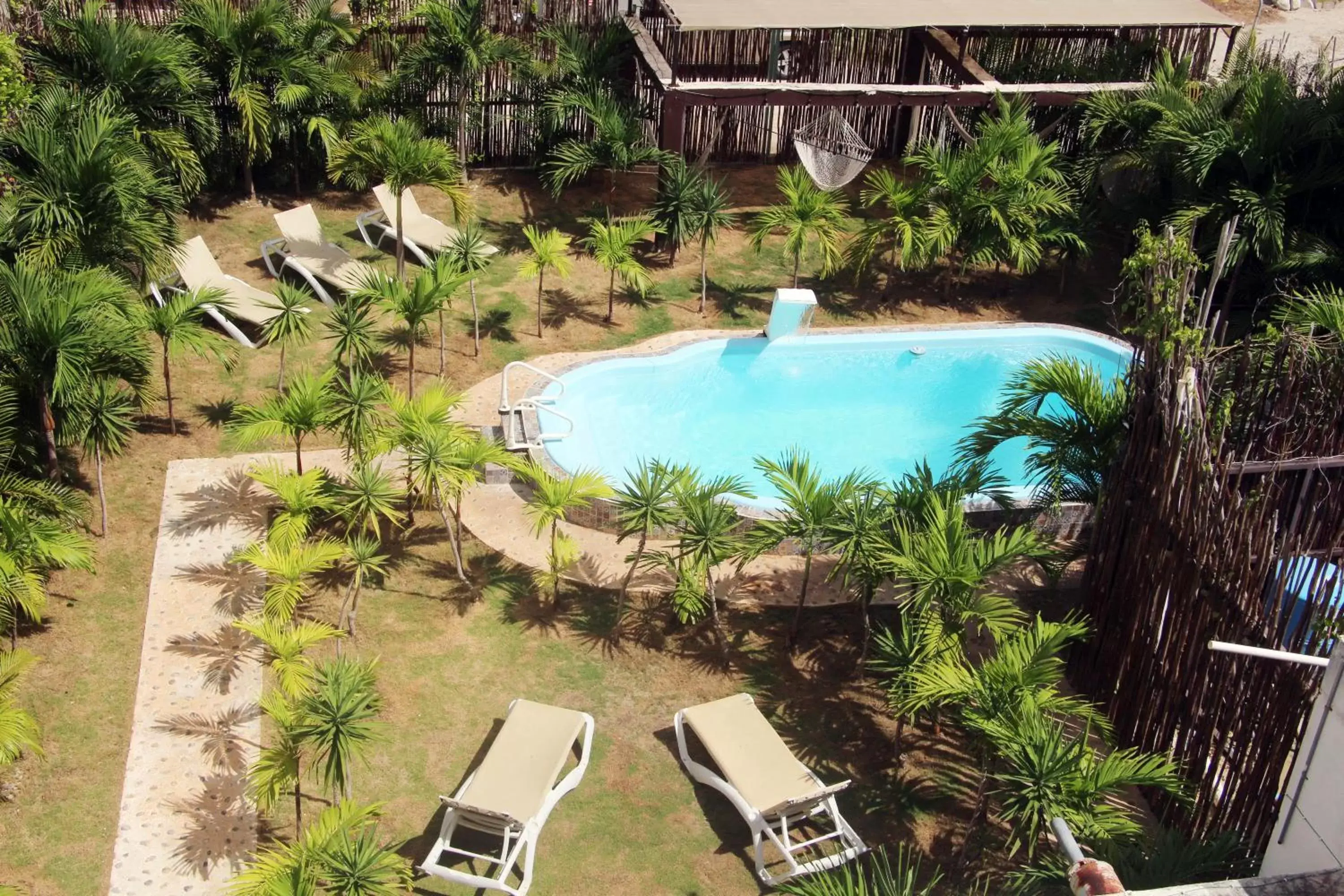 Garden, Pool View in Hotel & Hostal Casa de Luz Cancun