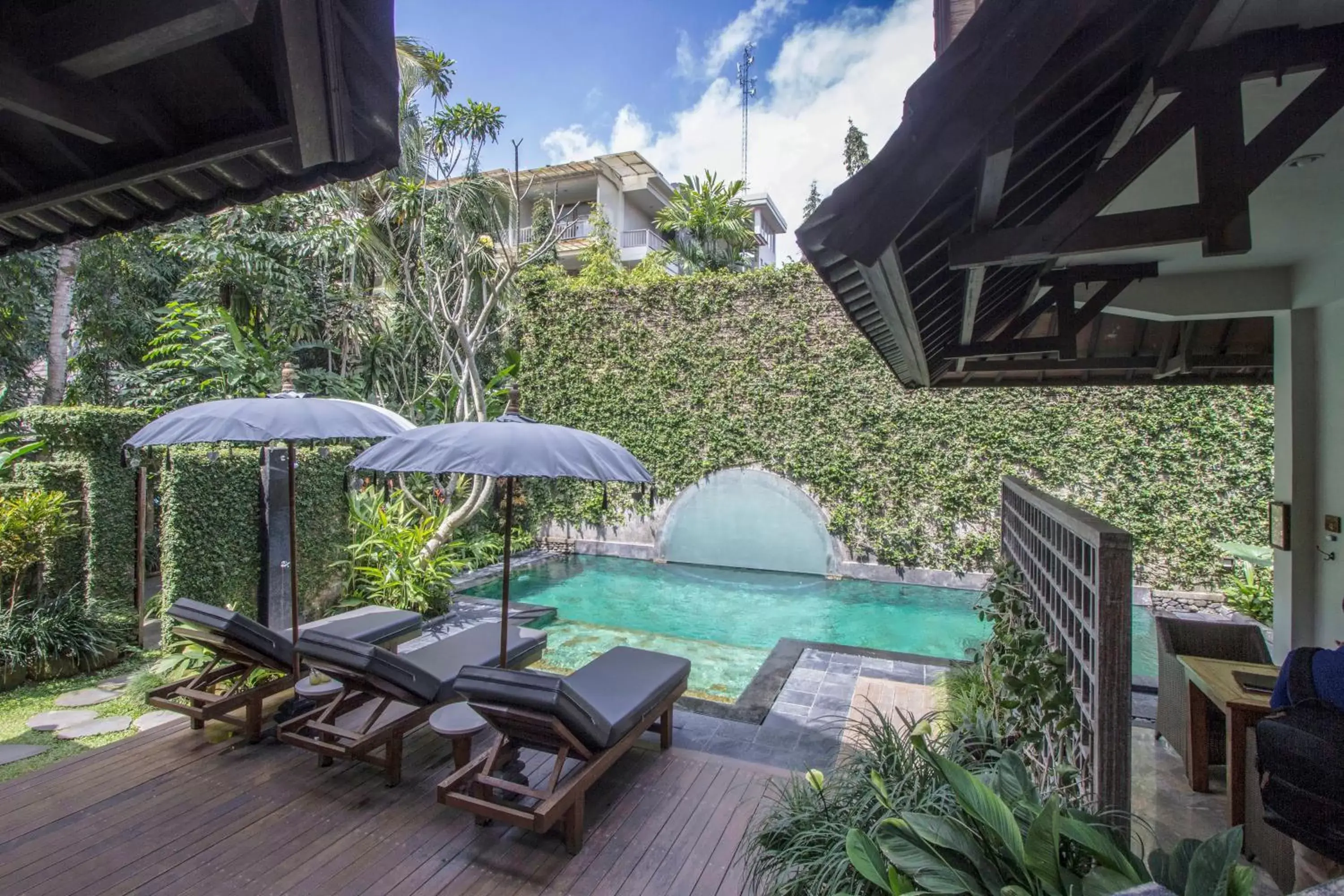 Swimming Pool in KajaNe Mua at Ubud Bali