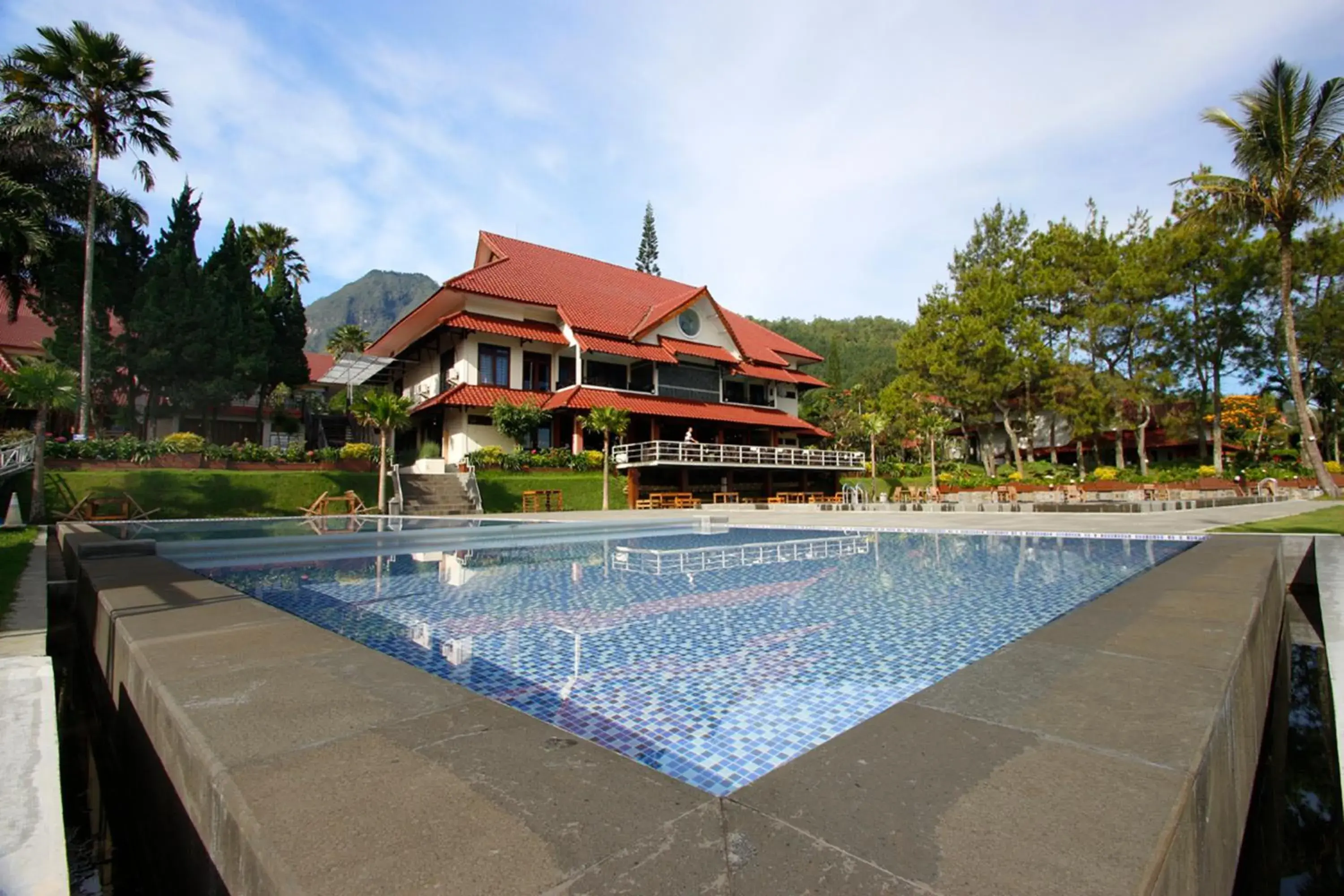 Swimming pool, Property Building in Kusuma Agrowisata Resort & Convention