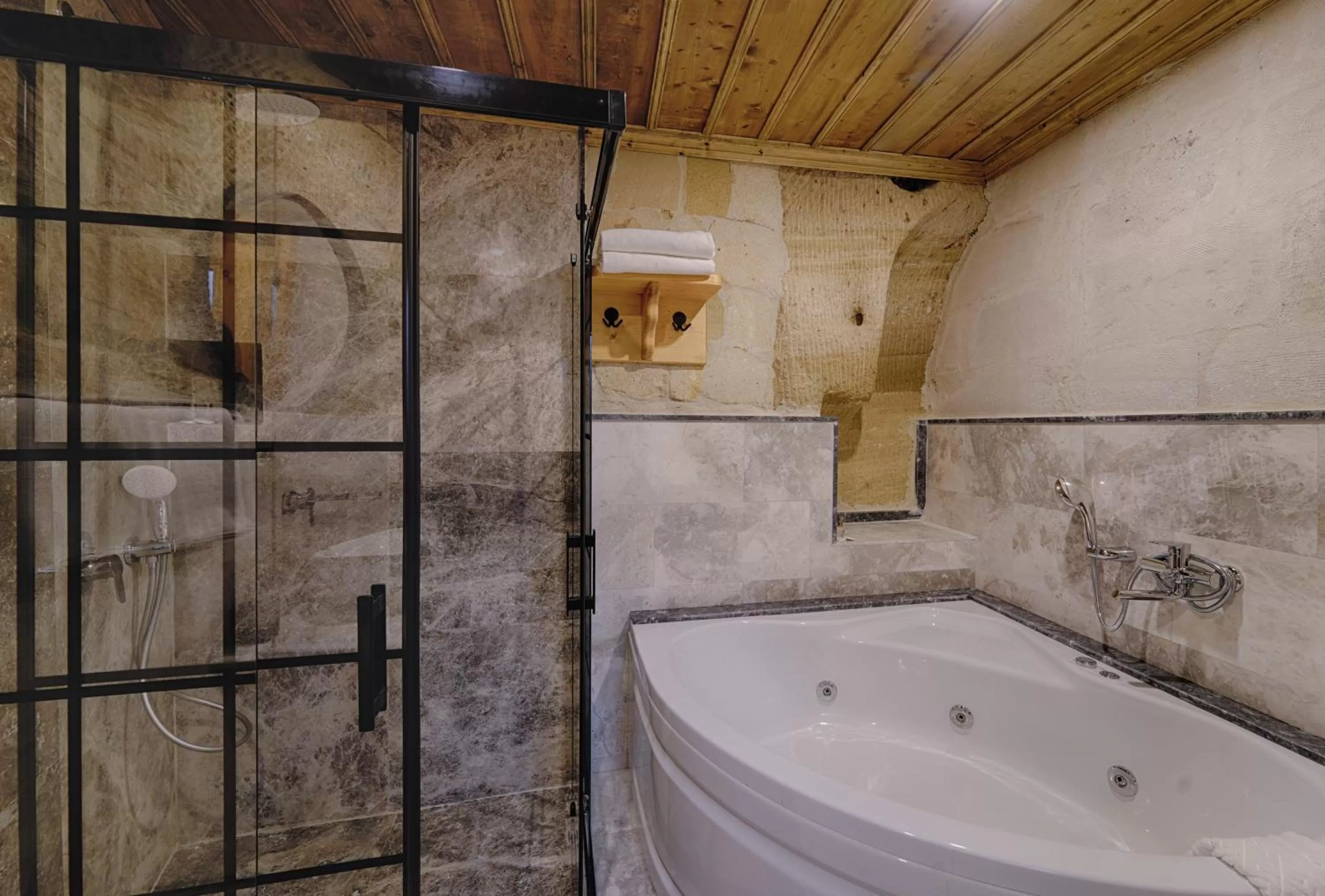 Hot Tub in Concept Cave House