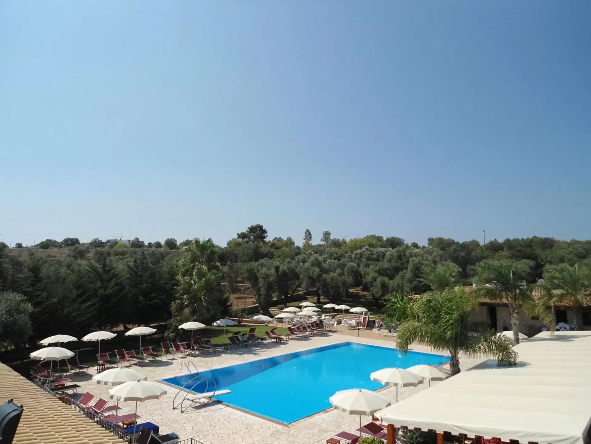 Garden view, Swimming Pool in Hotel Masseria Le Pajare