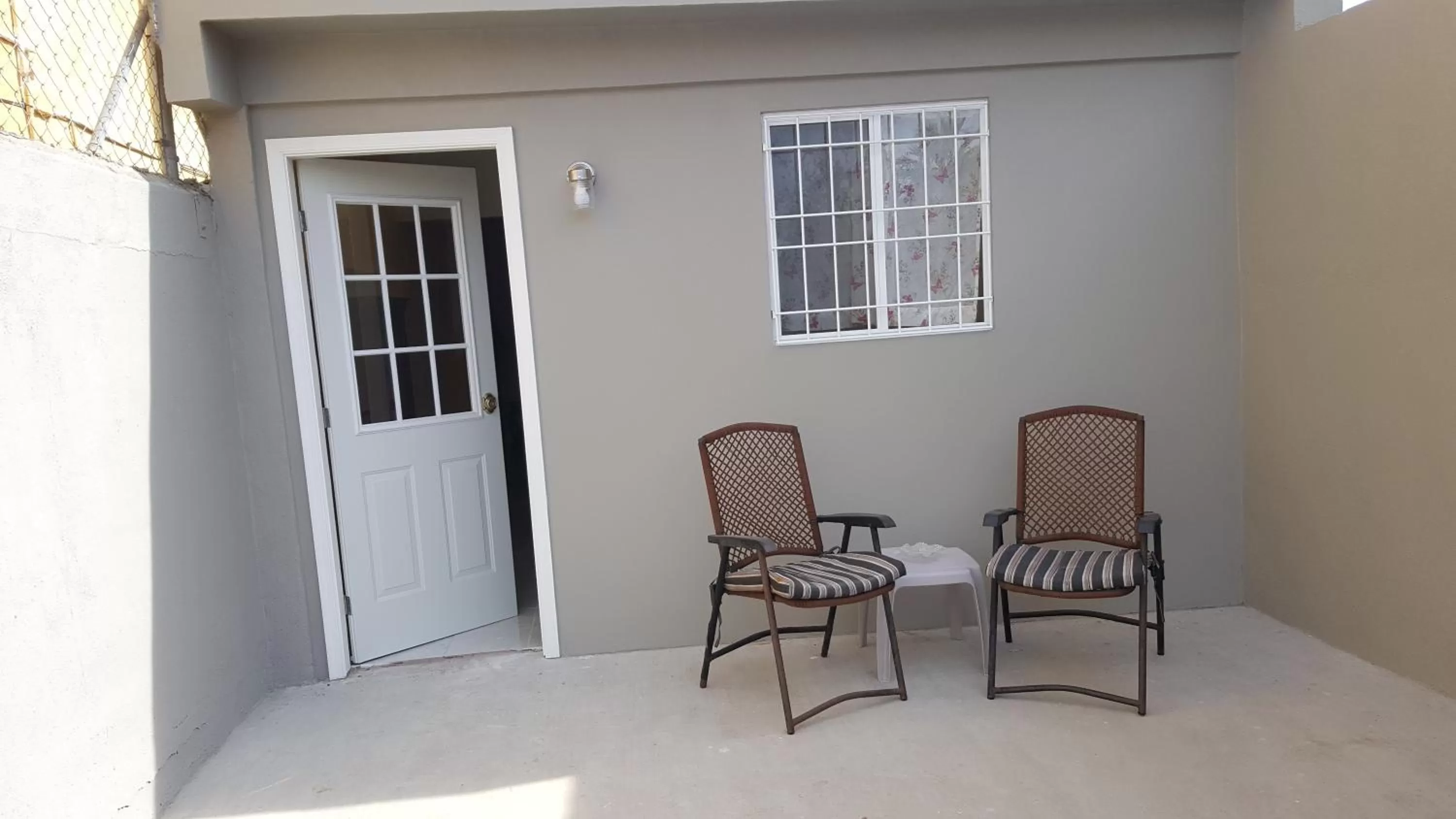 Patio in Playa Hermosa Inn at the beach