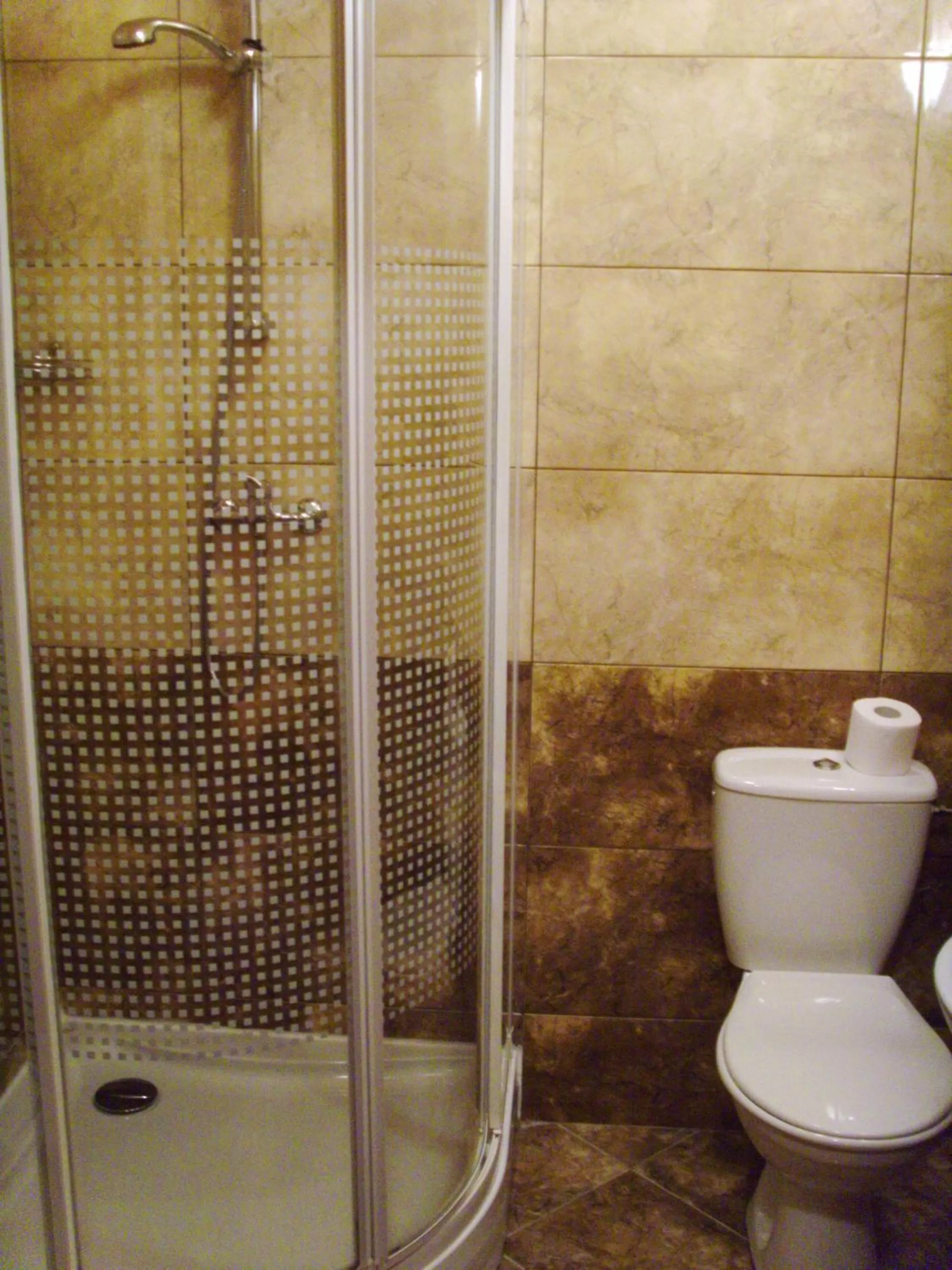 Shower in Hotel Iskra