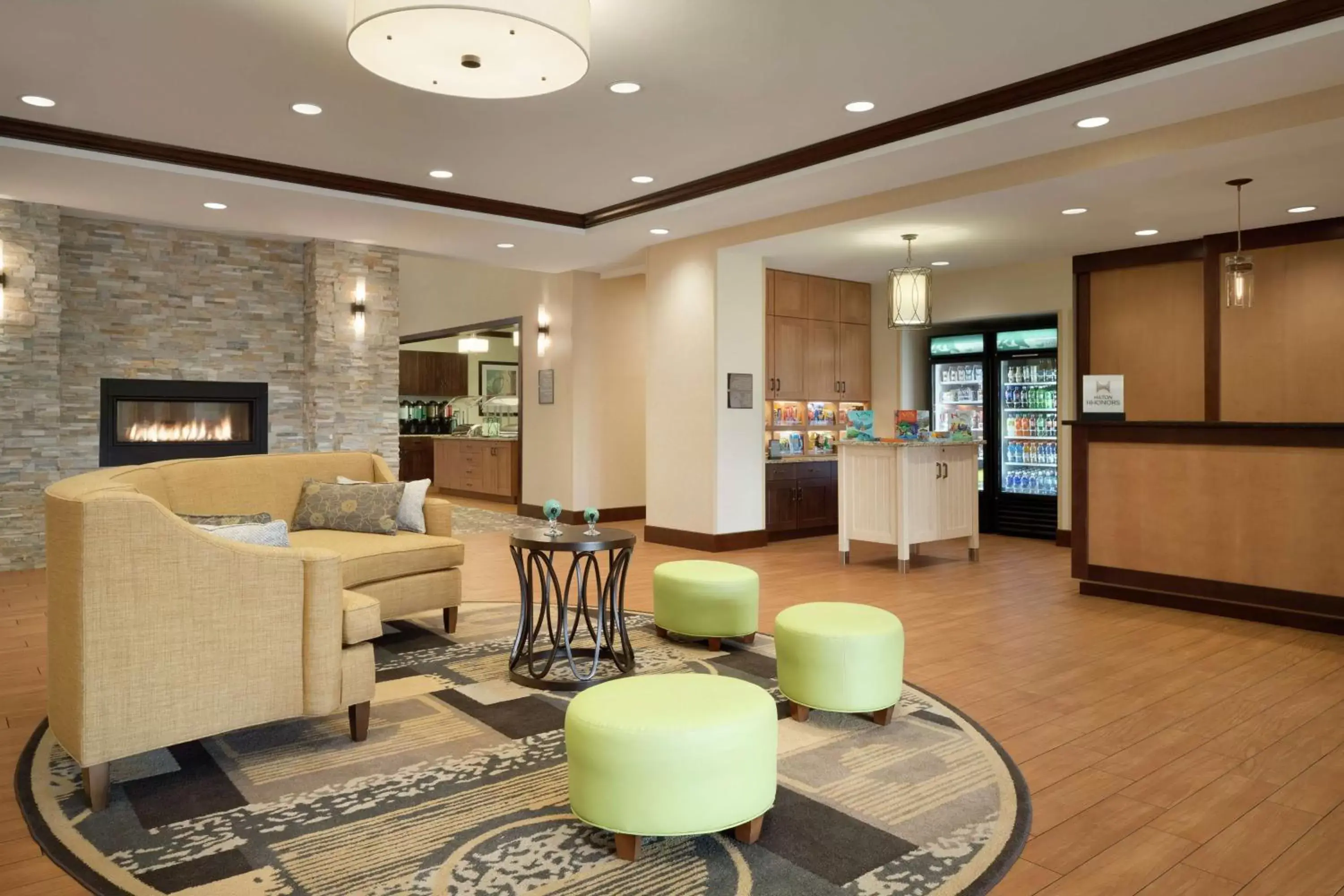 Dining area, Lobby/Reception in Homewood Suites by Hilton Kalamazoo-Portage