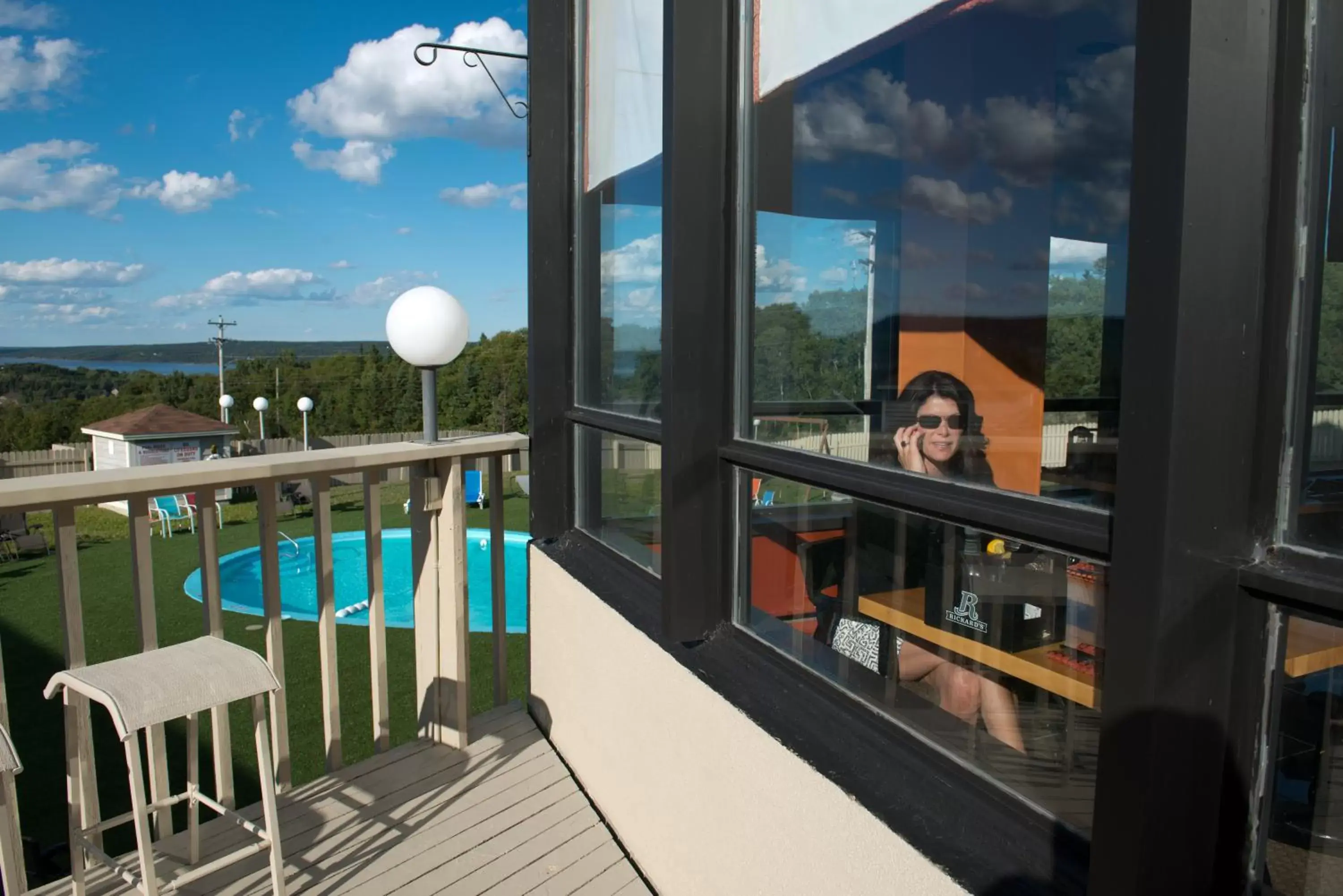 Balcony/Terrace, Pool View in Clarenville Inn