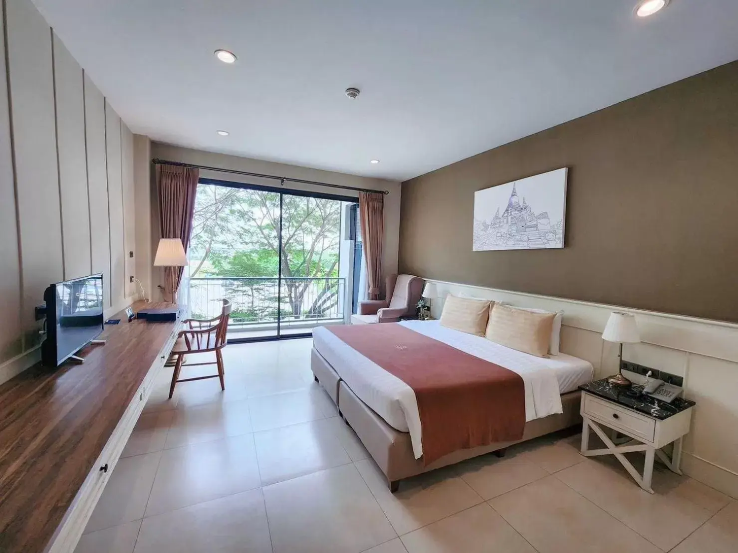 Bedroom in The Cavalli Casa Resort