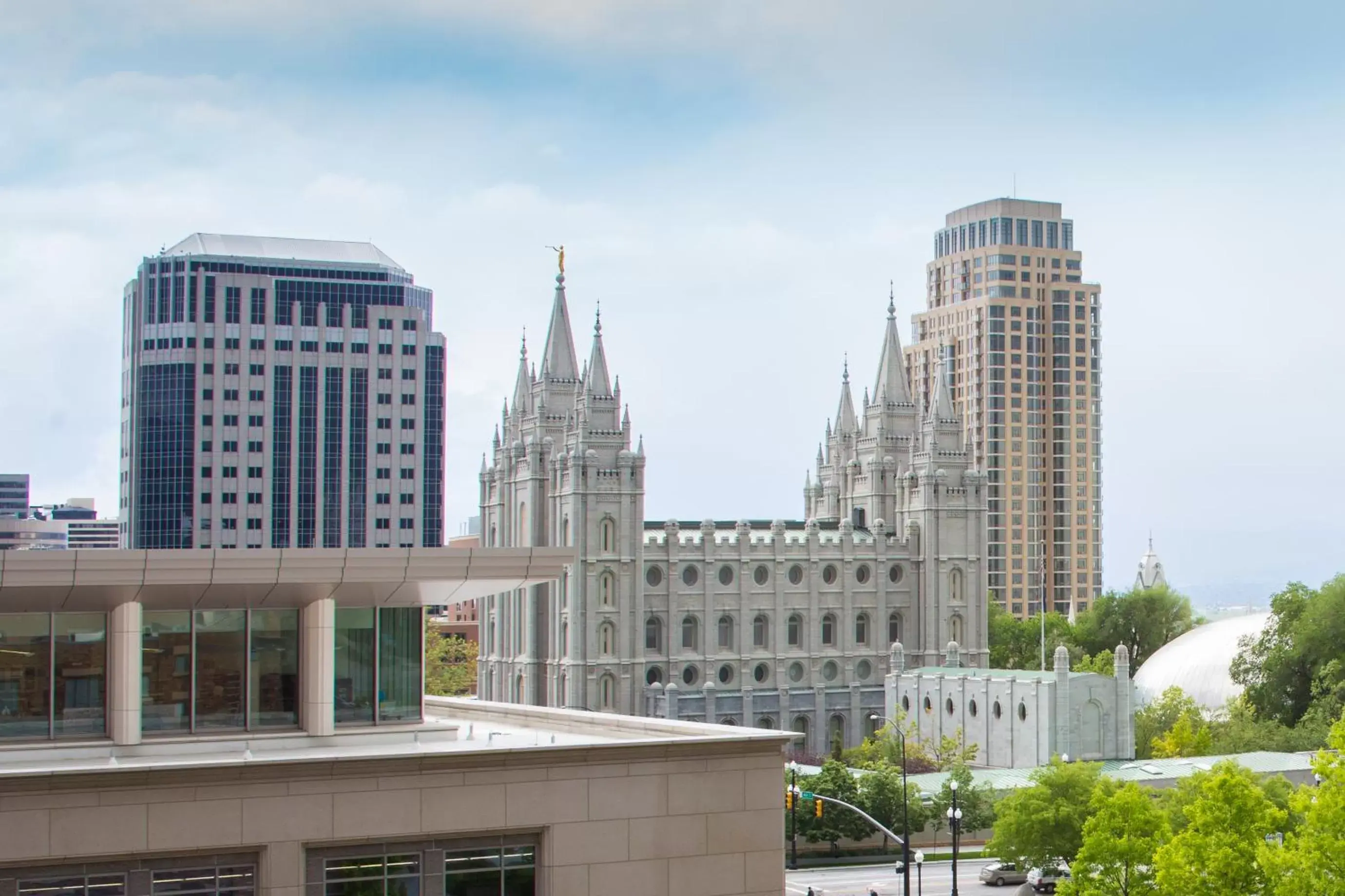 City view in The Kimball at Temple Square