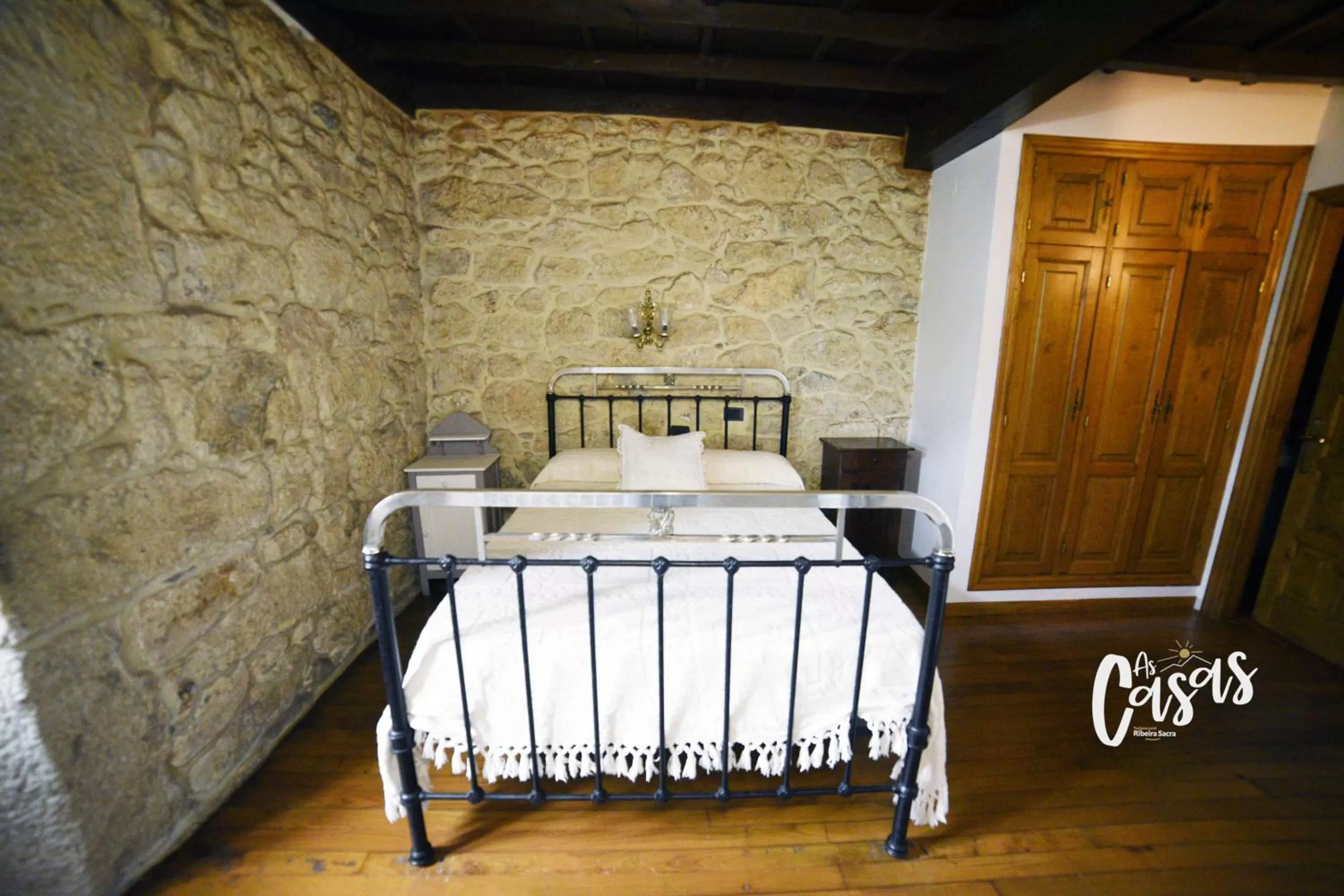 Bed in As Casas Ribeira Sacra