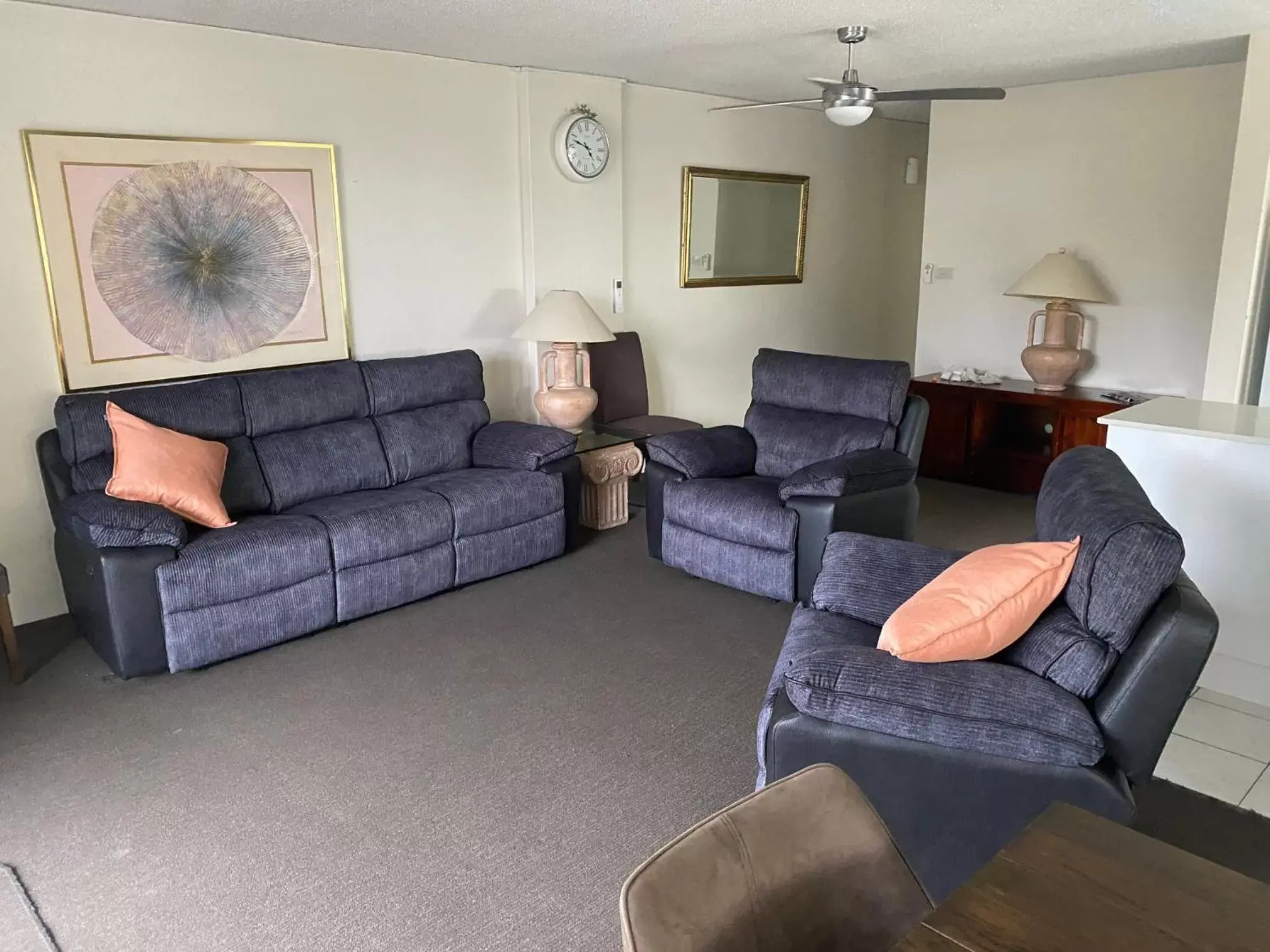 Seating Area in Tradewinds Apartments